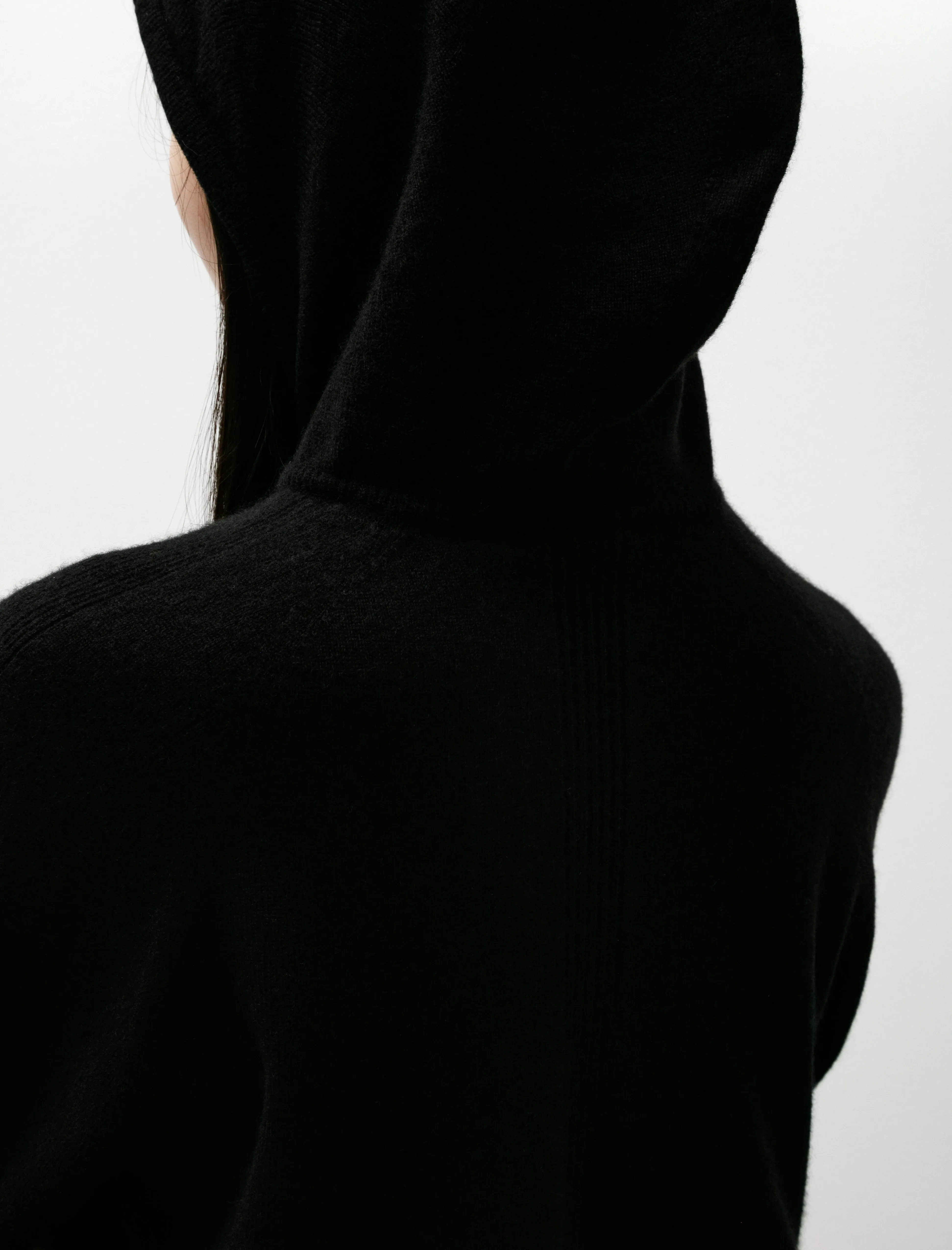 Cashmere Hoodie Top Black sold by SHOP NEIGHBOR product image thumbnail 4