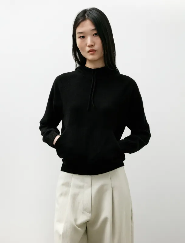 Cashmere Hoodie Top Black sold by SHOP NEIGHBOR