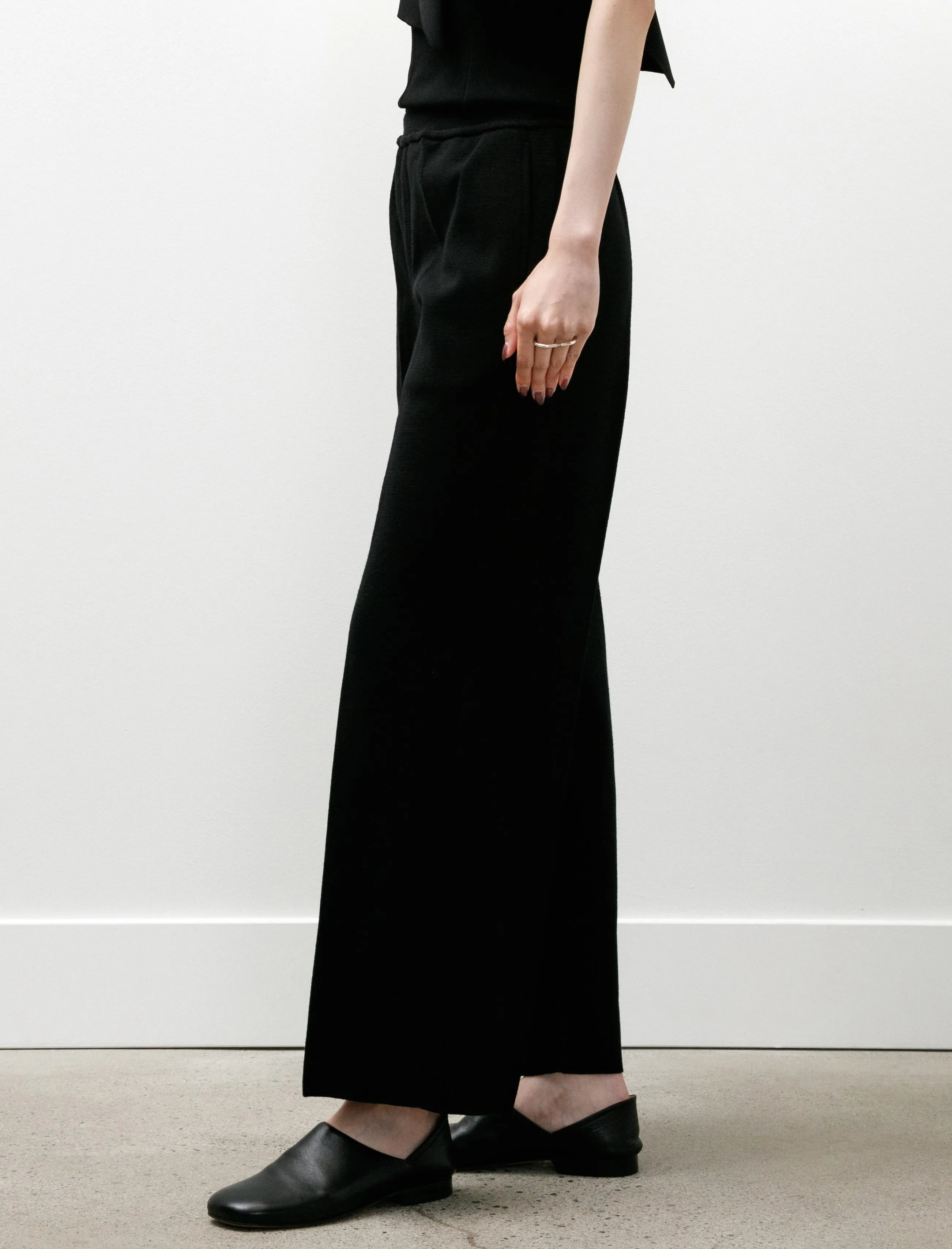 TW Milan Semi Wide Pants Black sold by SHOP NEIGHBOR product image thumbnail 4