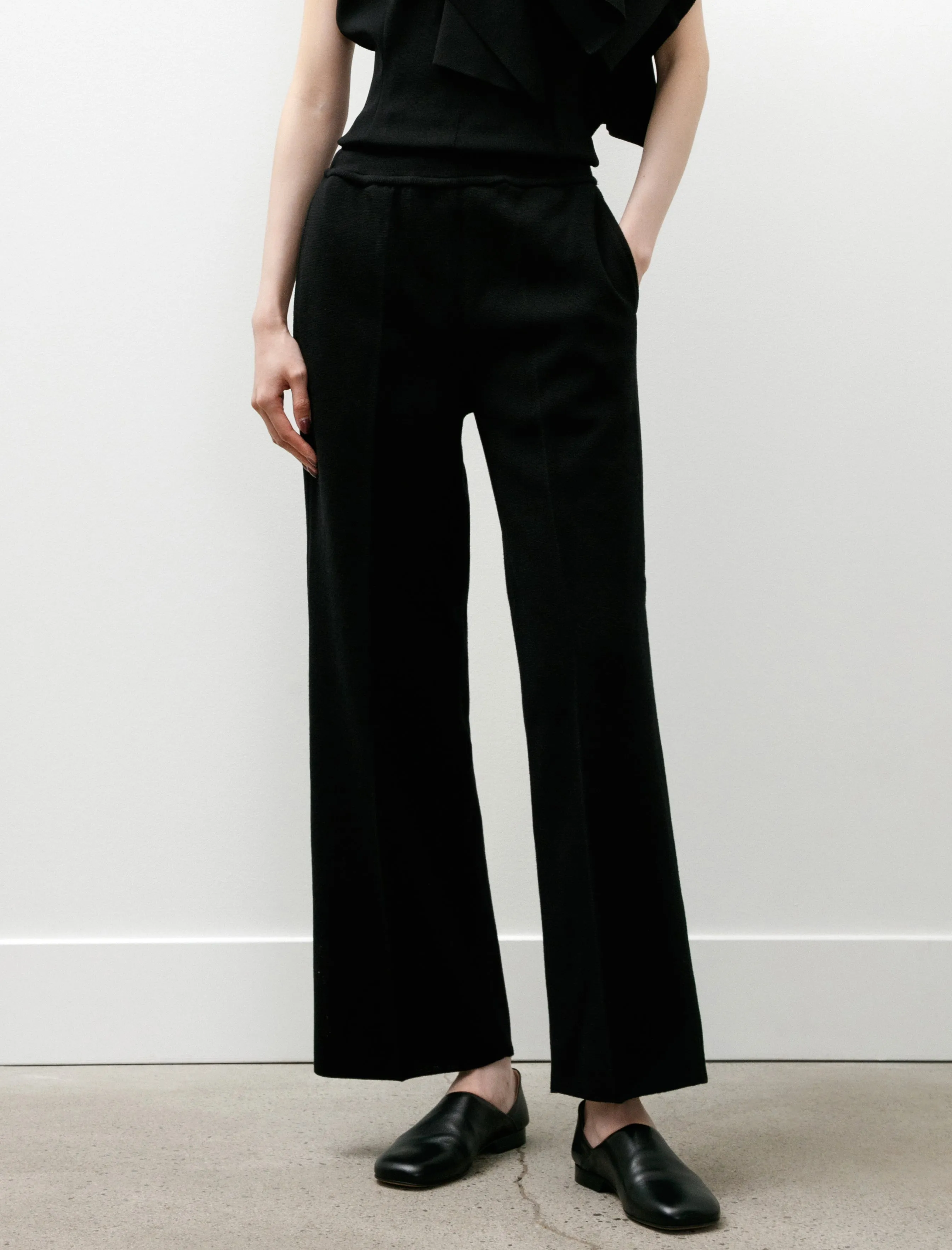 TW Milan Semi Wide Pants Black sold by SHOP NEIGHBOR product image thumbnail 2