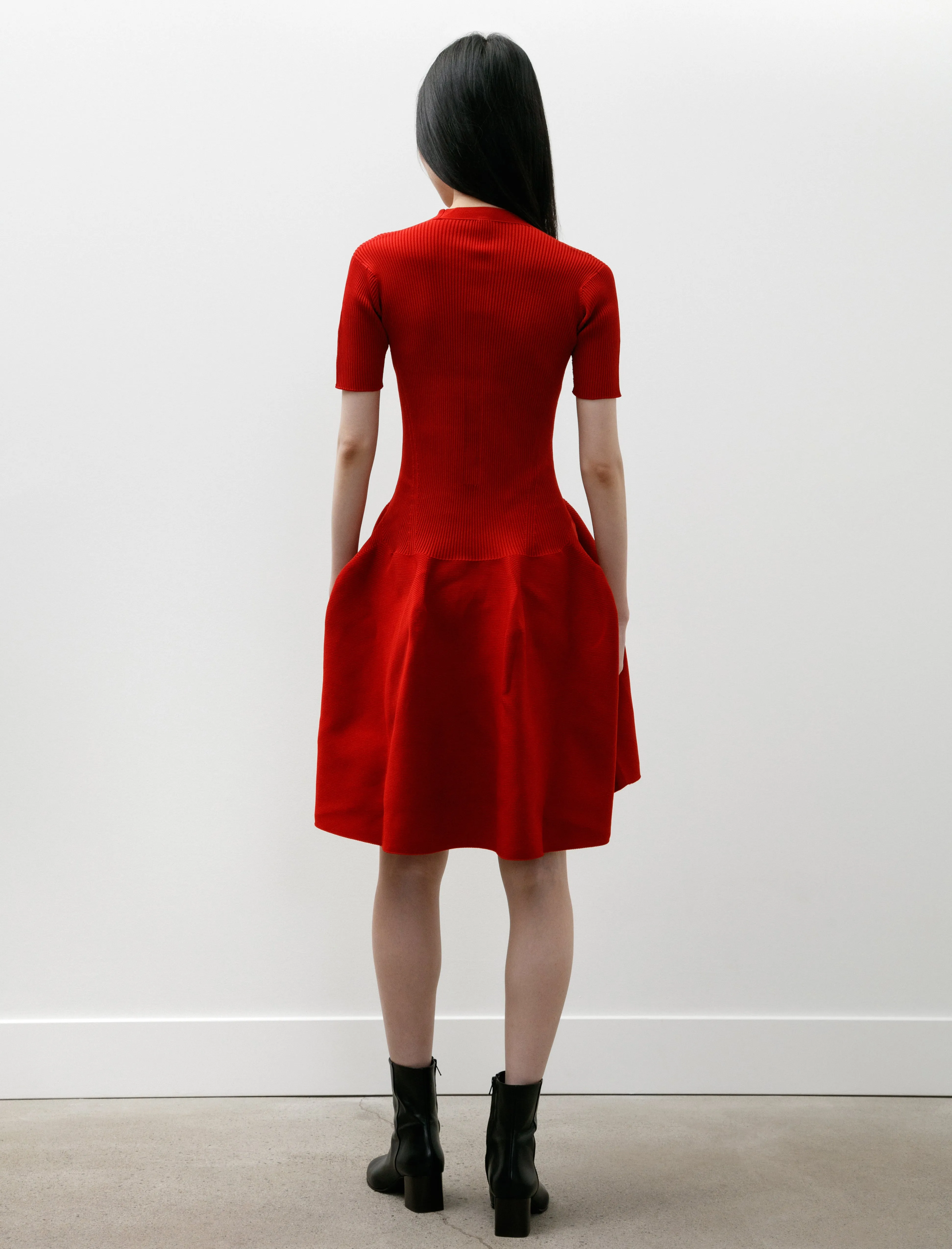 Pottery HS Stand Up Collar Mini Dress Red sold by SHOP NEIGHBOR product image thumbnail 3