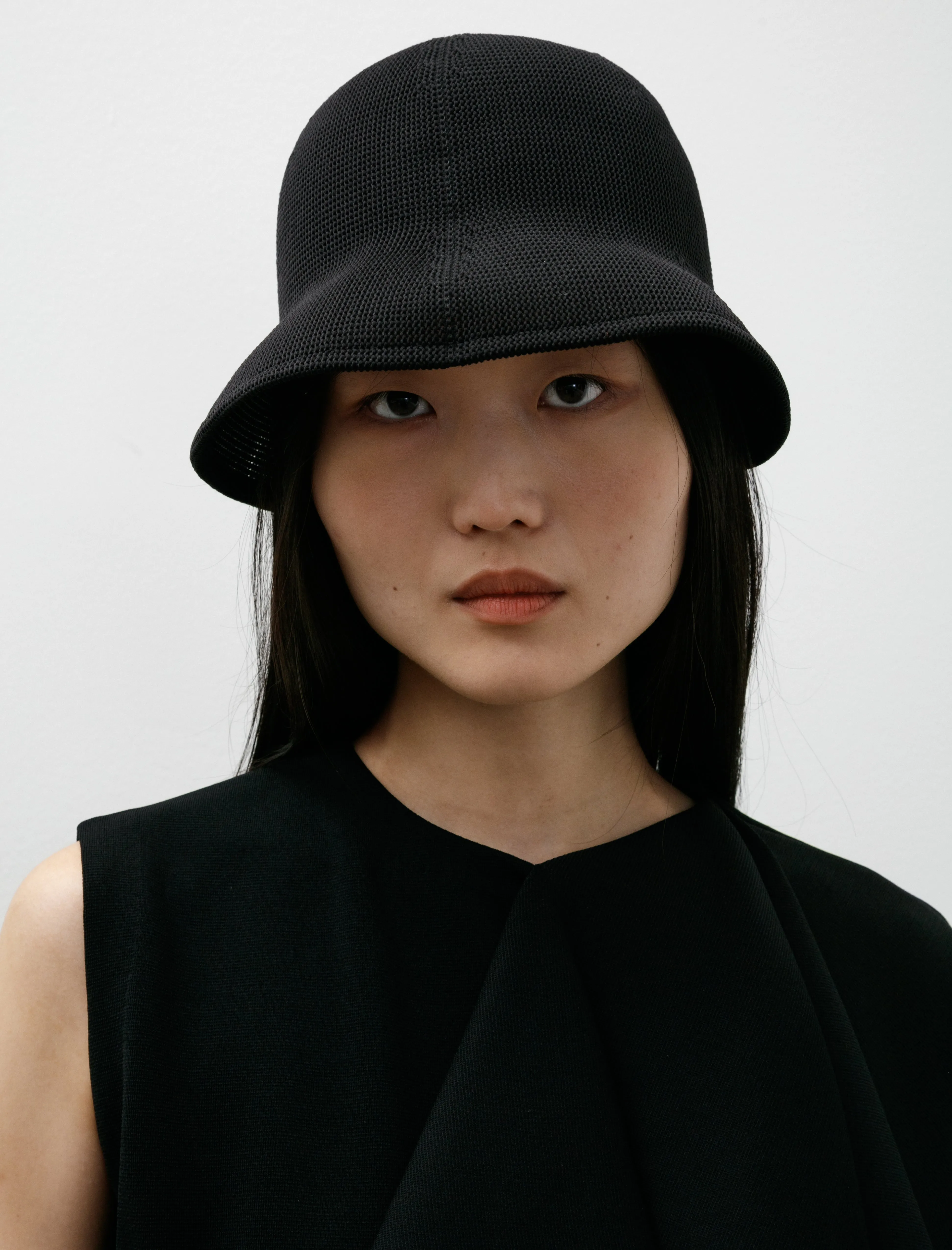 Mesh Asymmetric Hat Black sold by SHOP NEIGHBOR product image thumbnail 4