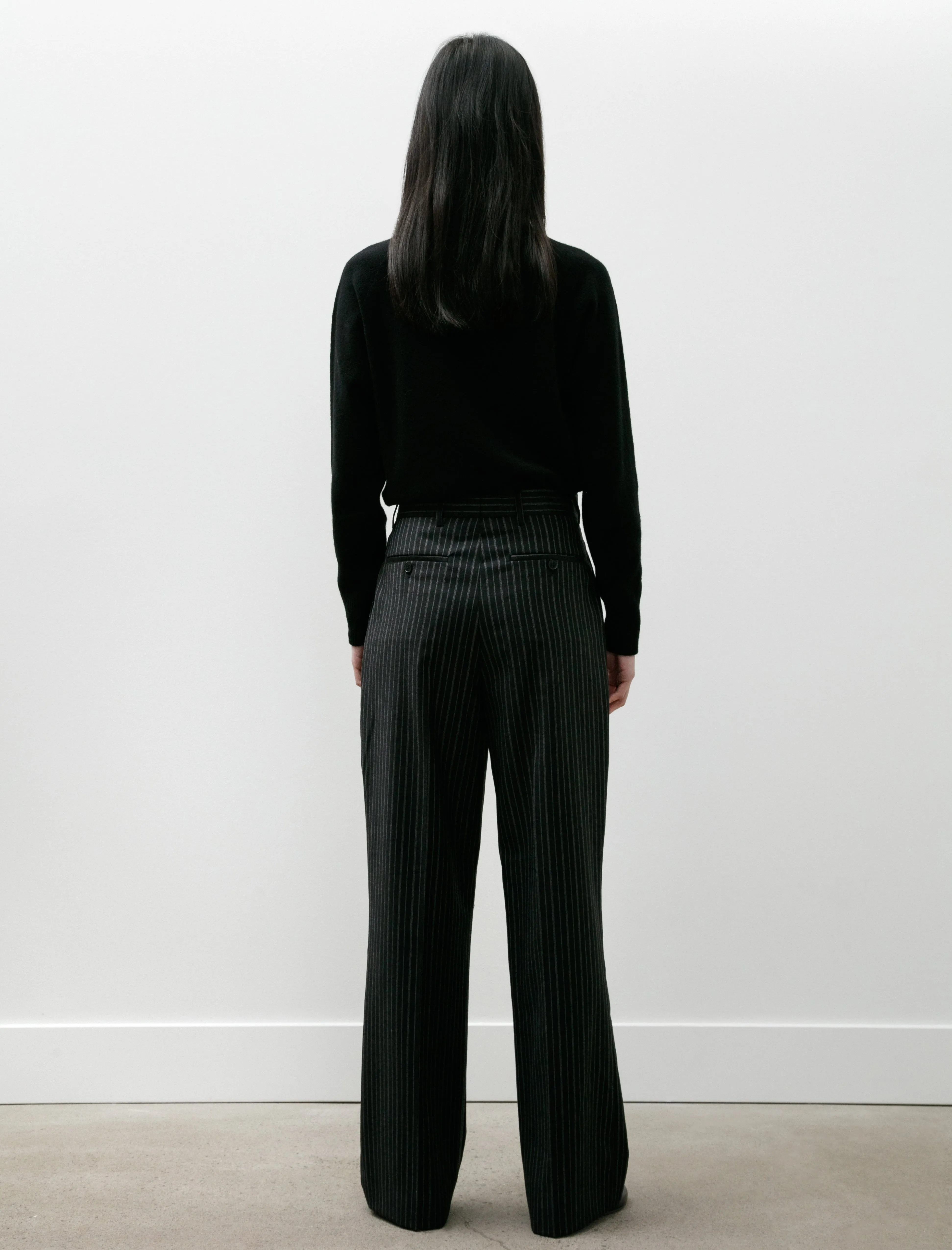 Primary Trousers Anthracite Multi Stripe Wool sold by SHOP NEIGHBOR product image thumbnail 5