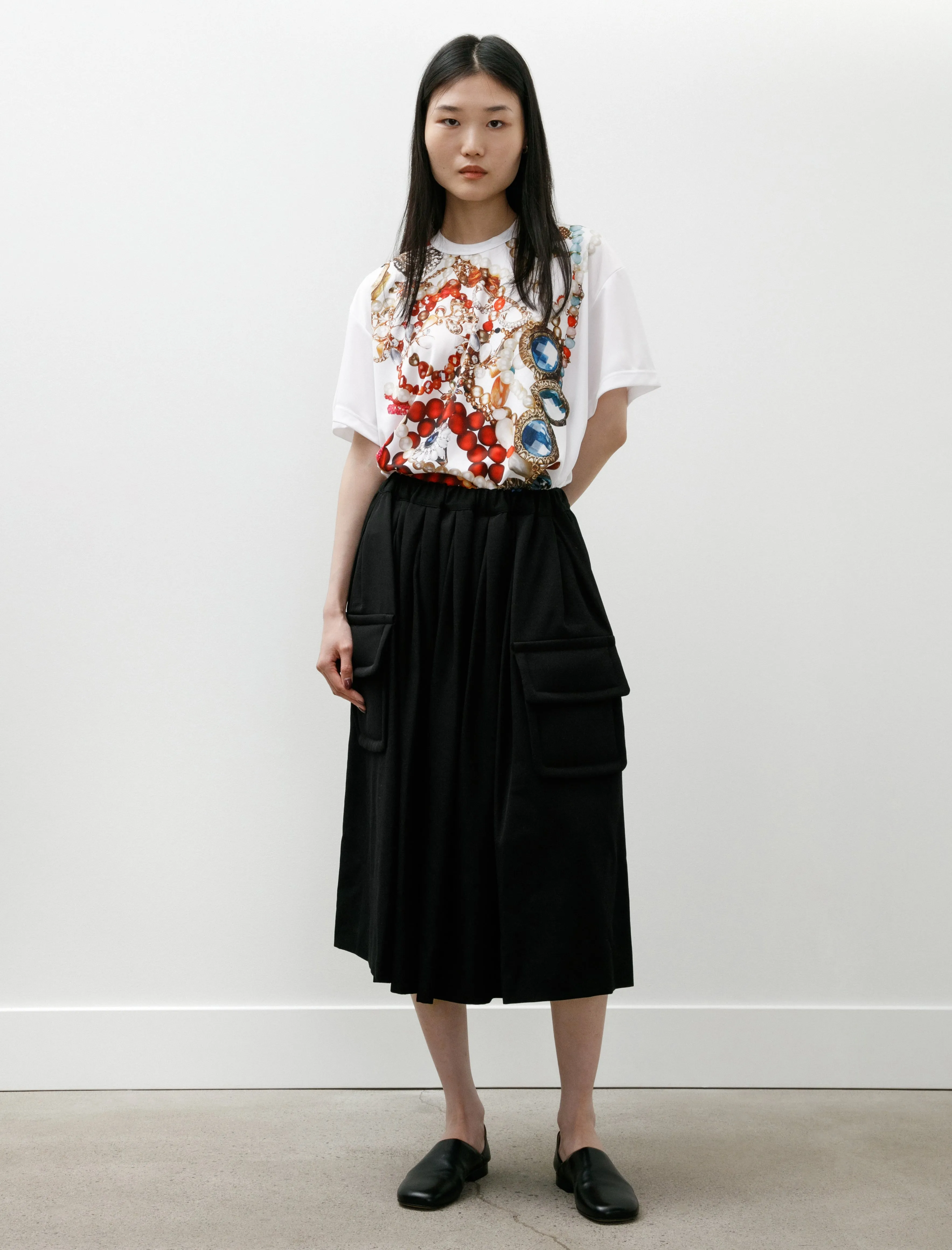 Cargo Pocket Skirt Black sold by SHOP NEIGHBOR