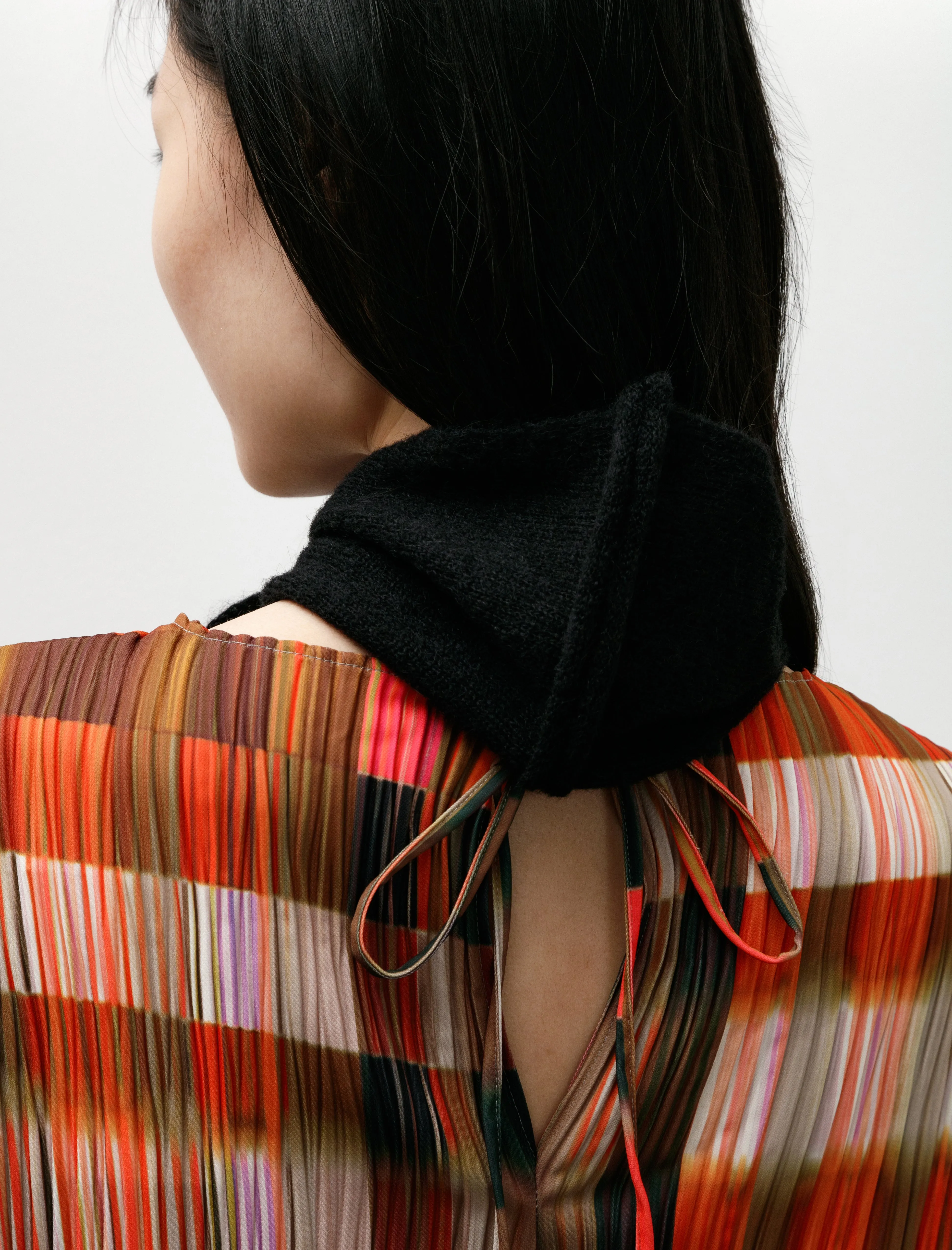 Miniature Scarf Black Fuzzy Alpaca sold by SHOP NEIGHBOR product image thumbnail 2