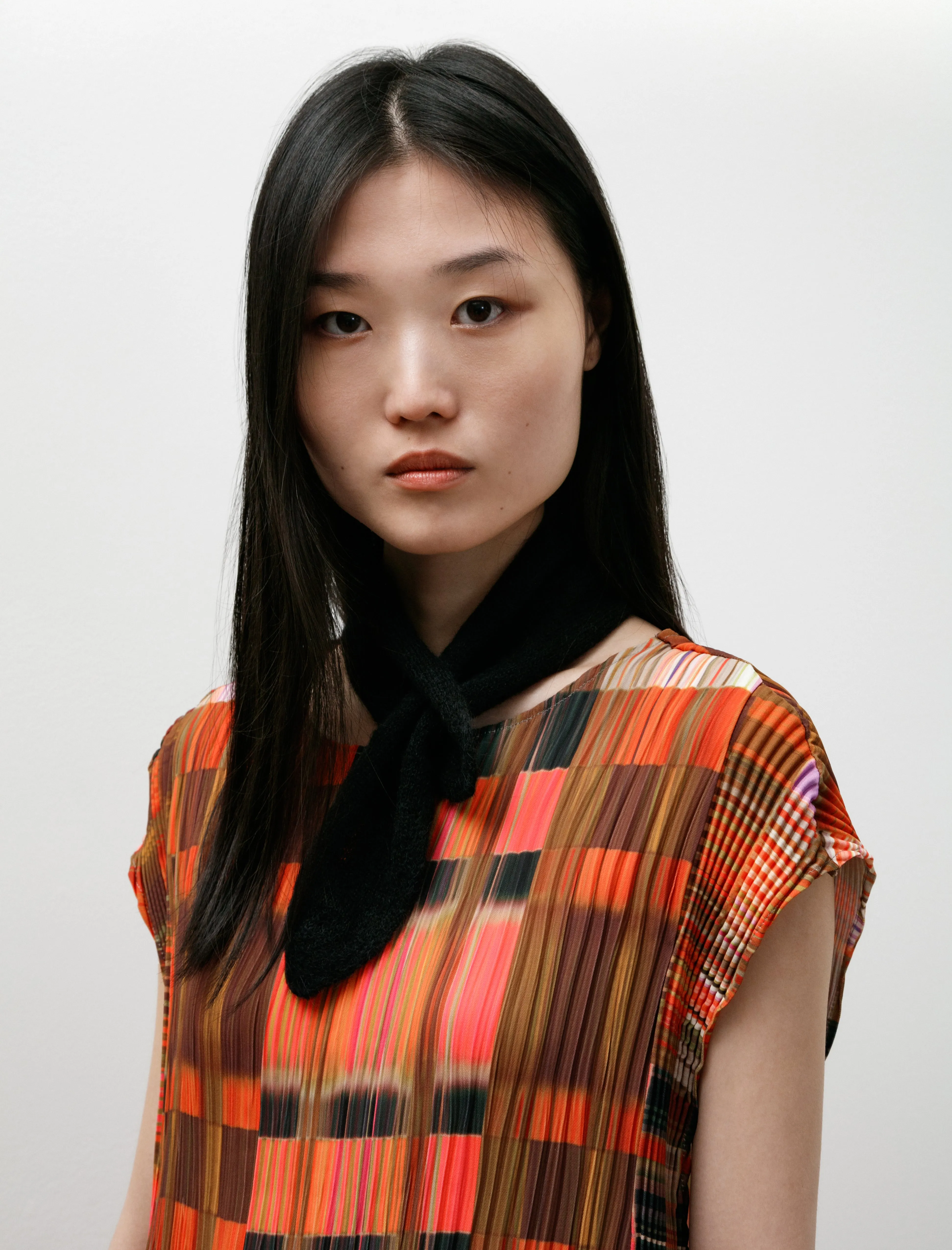 Miniature Scarf Black Fuzzy Alpaca sold by SHOP NEIGHBOR