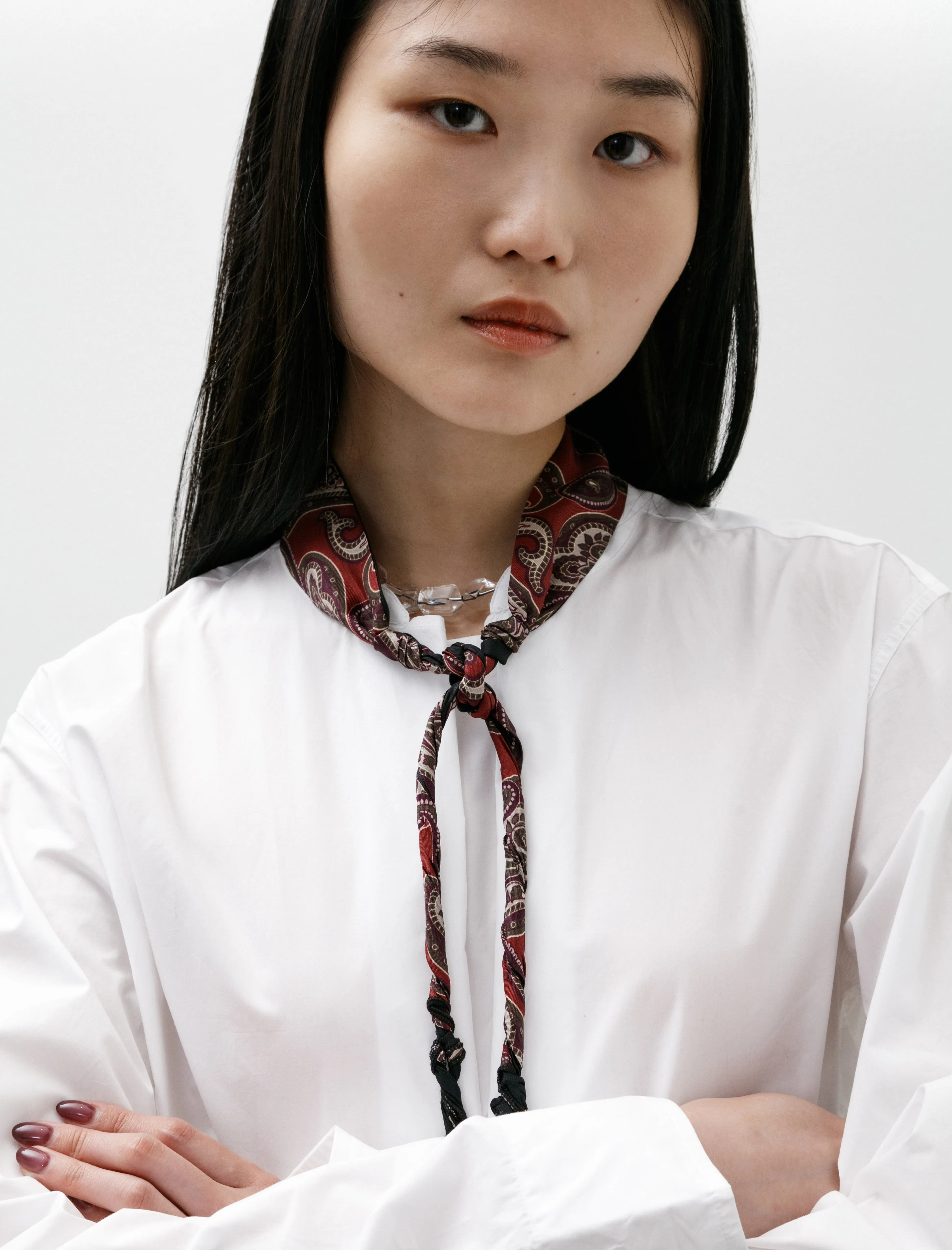 Twisted Tie Burgundy Paisley sold by SHOP NEIGHBOR product image thumbnail 2