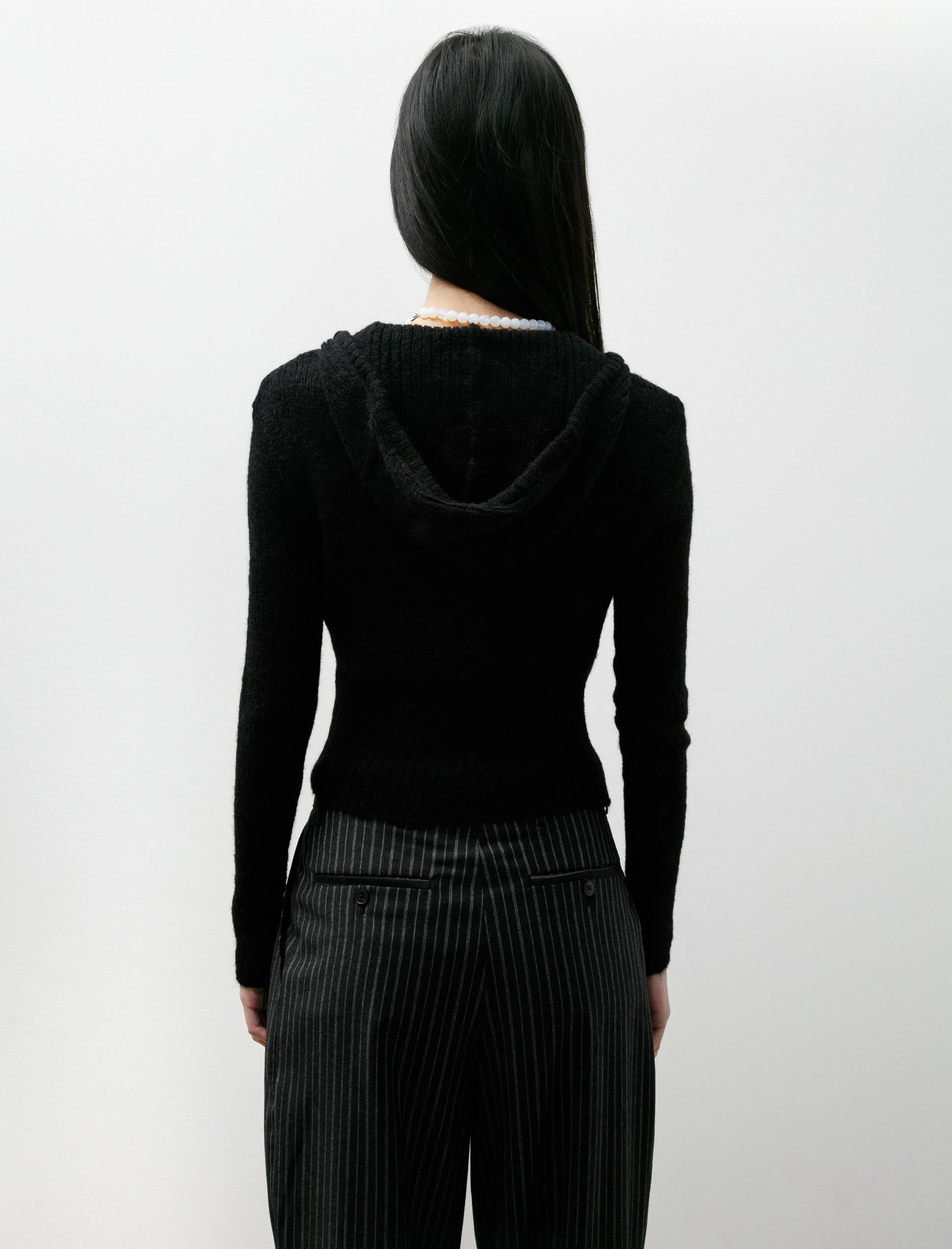 Compact Hood Black Fuzzy Alpaca sold by SHOP NEIGHBOR product image thumbnail 4