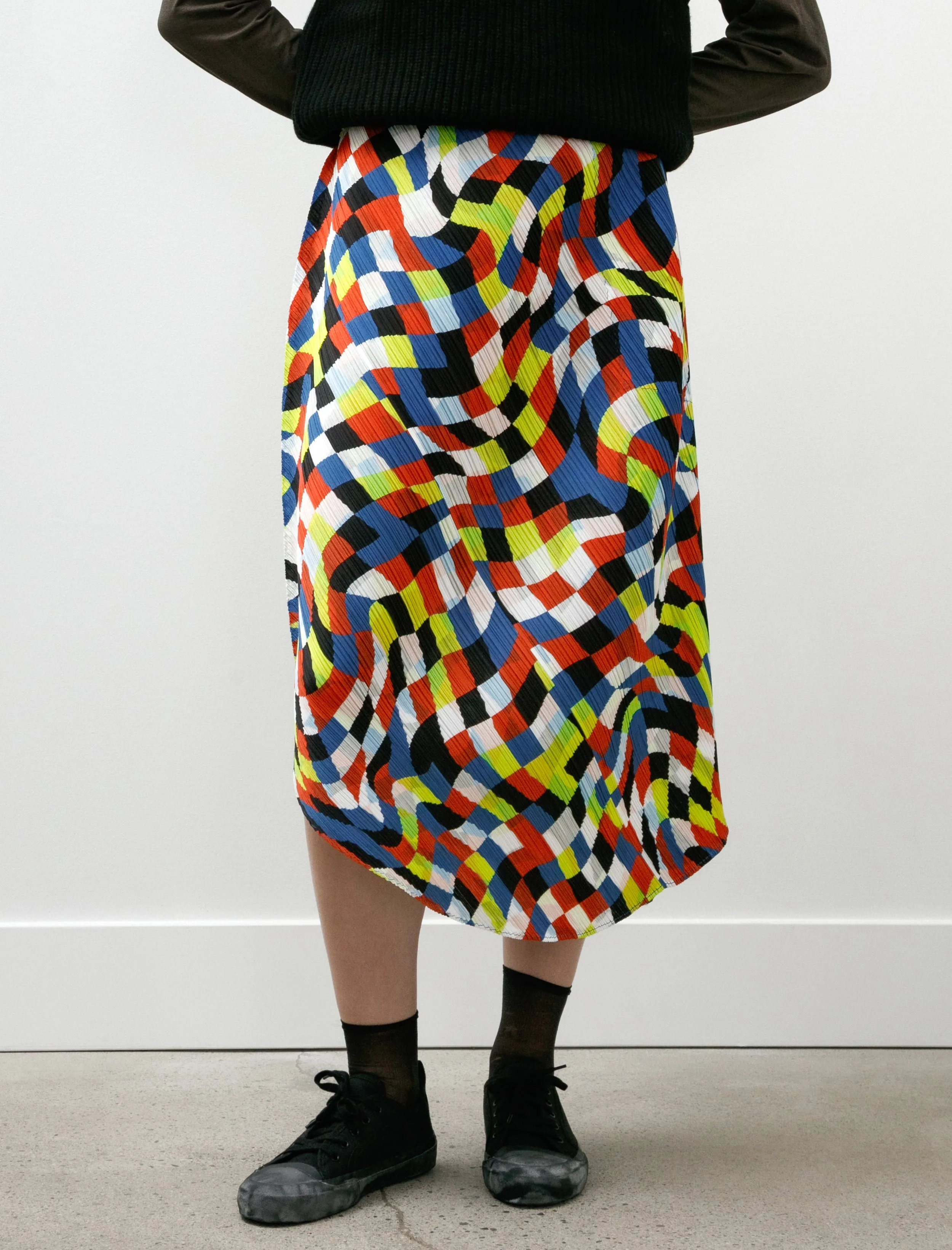 Dancing Squares Skirt Multi sold by SHOP NEIGHBOR product image thumbnail 2