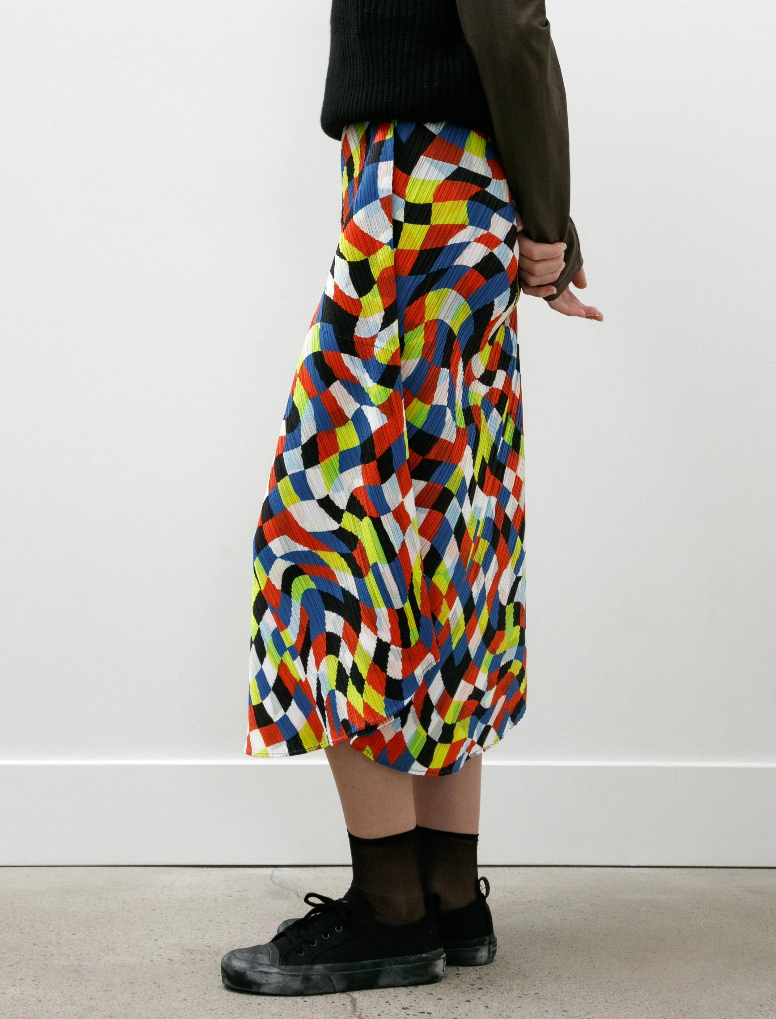 Dancing Squares Skirt Multi sold by SHOP NEIGHBOR product image thumbnail 4