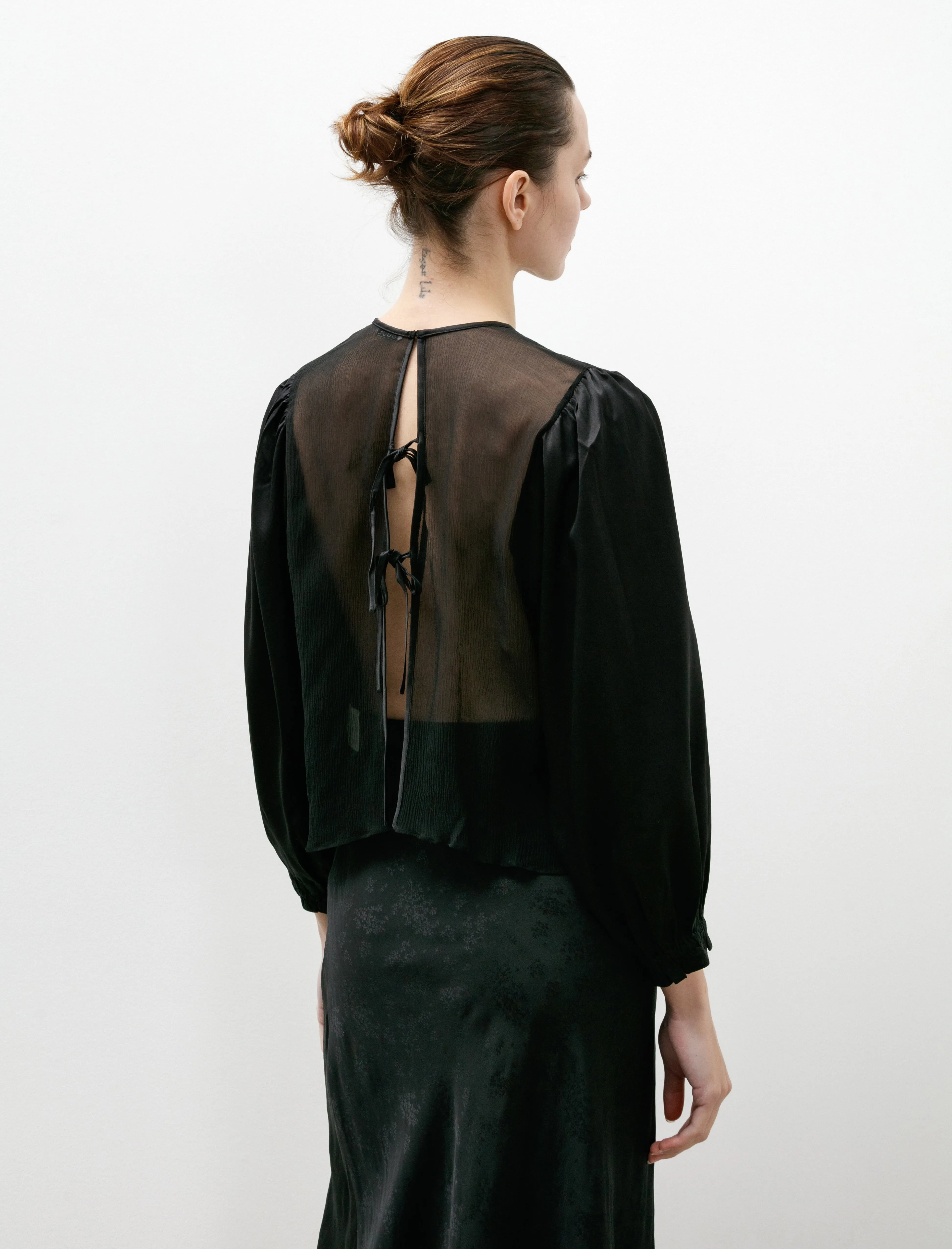 Belle Blouse Black sold by SHOP NEIGHBOR product image thumbnail 3