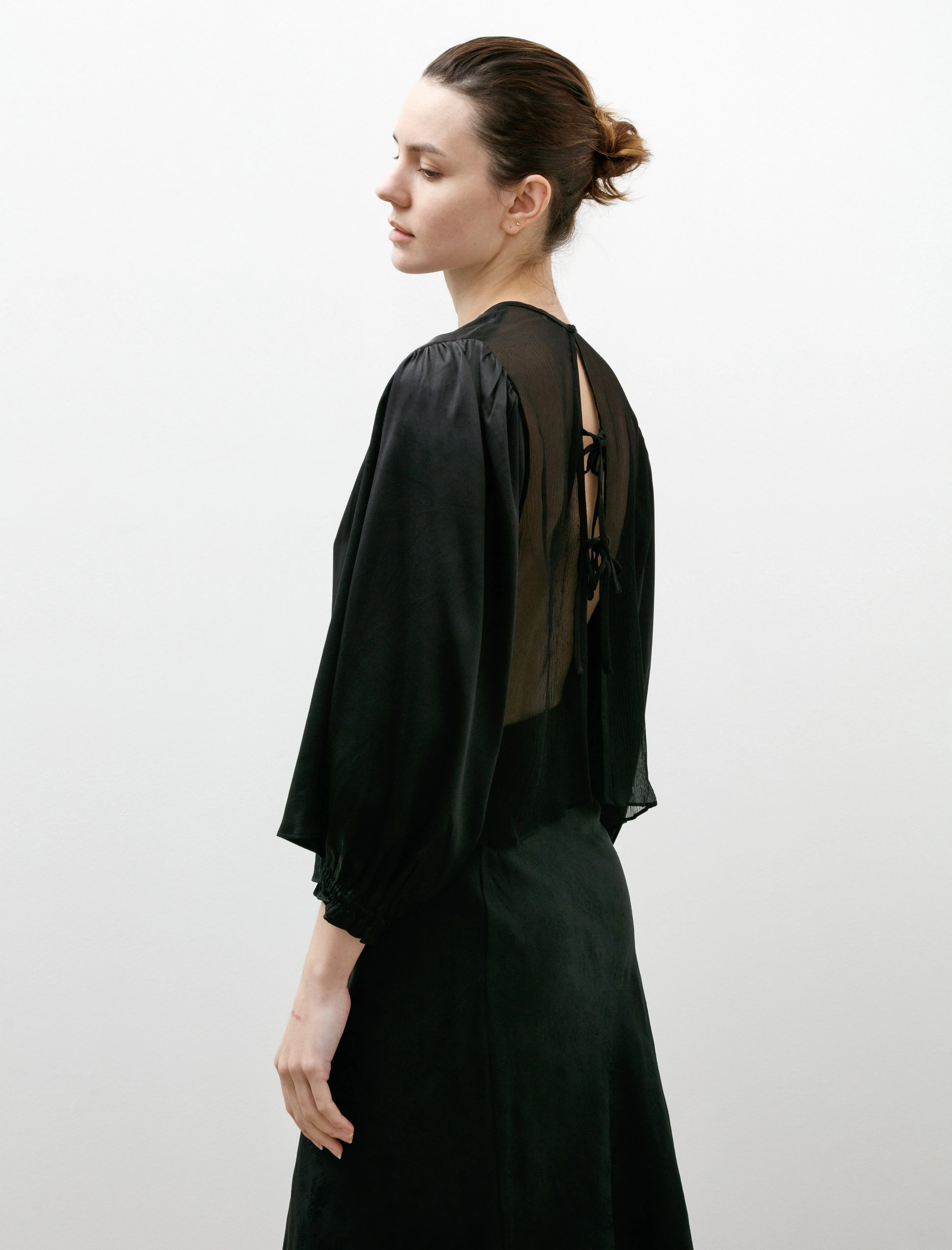 Belle Blouse Black sold by SHOP NEIGHBOR product image thumbnail 2