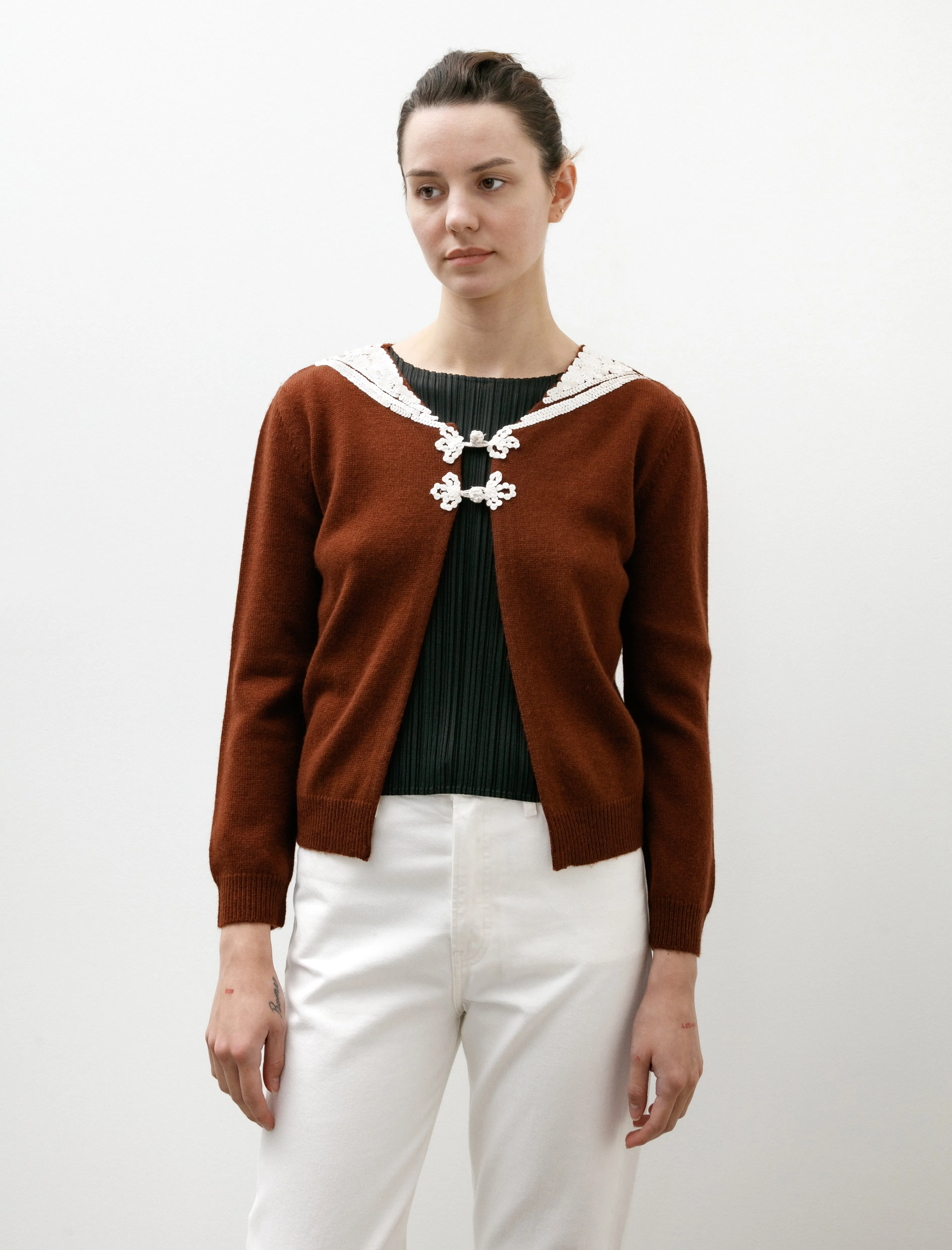 Astoria Cardigan Brown sold by SHOP NEIGHBOR product image thumbnail 3