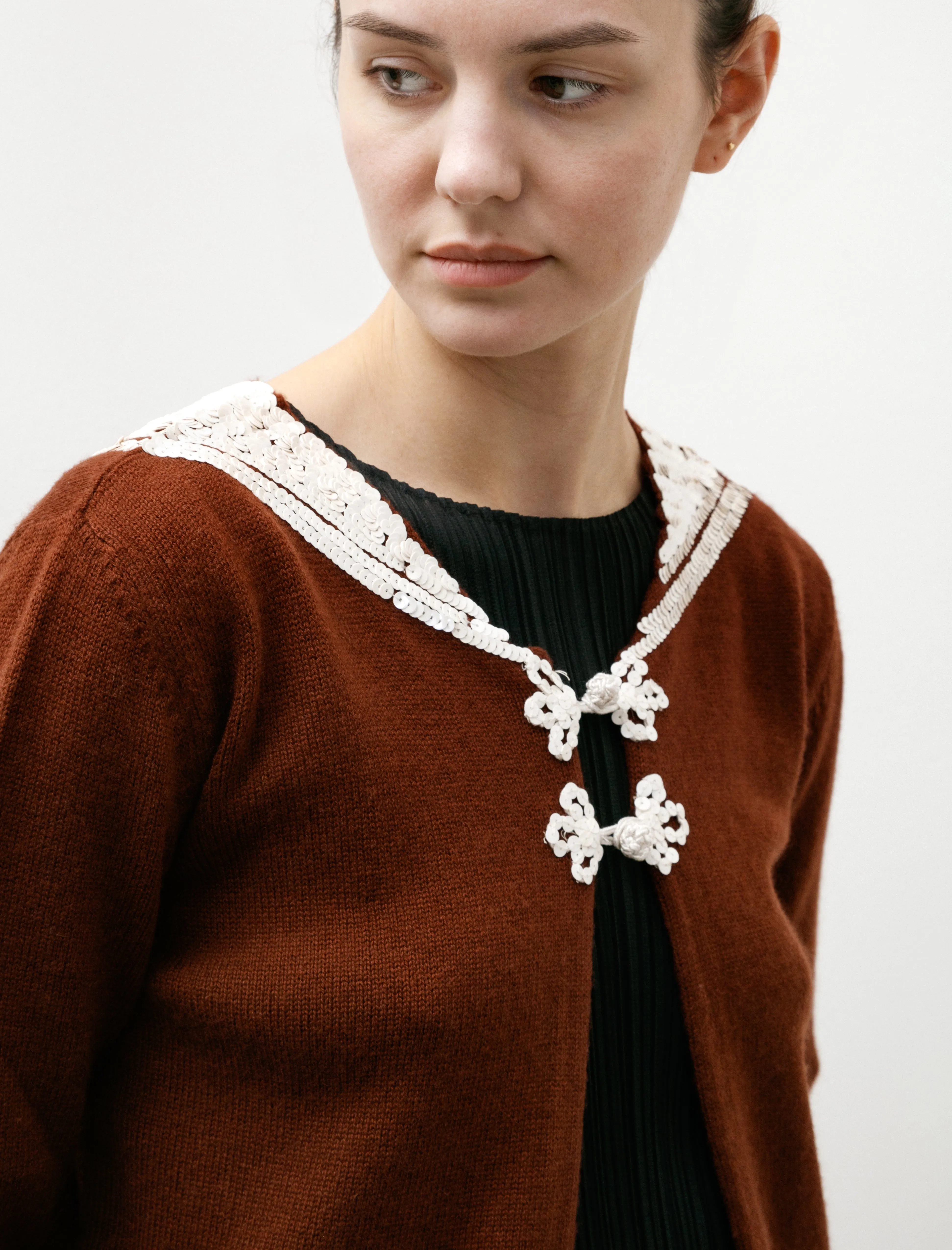 Astoria Cardigan Brown sold by SHOP NEIGHBOR product image thumbnail 4