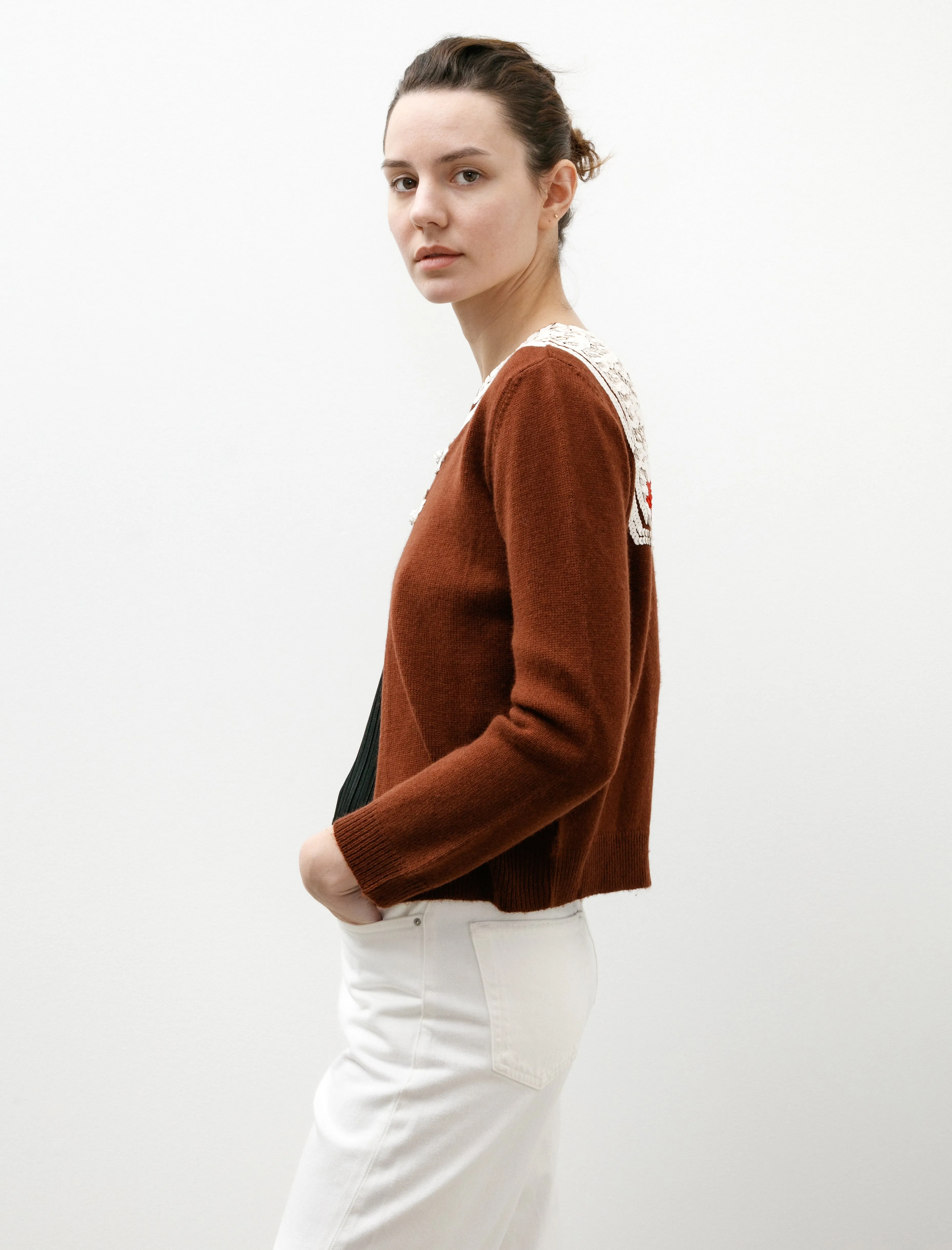 Astoria Cardigan Brown sold by SHOP NEIGHBOR product image thumbnail 5