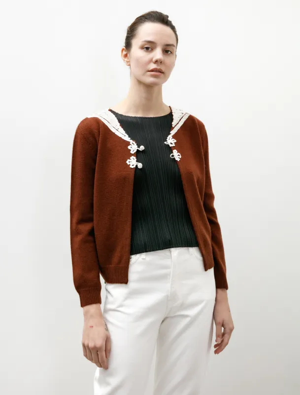 Astoria Cardigan Brown sold by SHOP NEIGHBOR