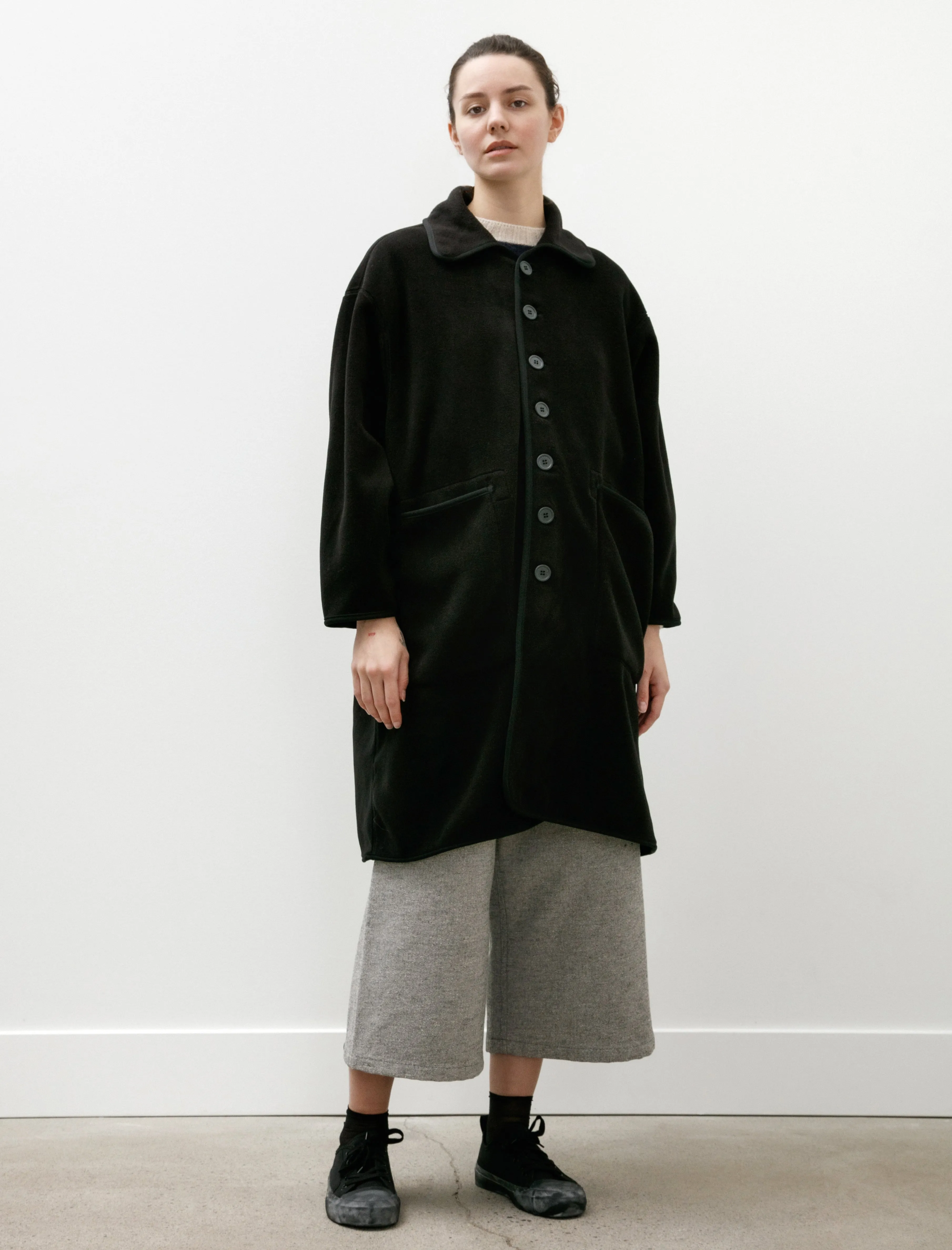 W-R19 F-1 Balmacaan Coat Black 300 sold by SHOP NEIGHBOR product image thumbnail 3