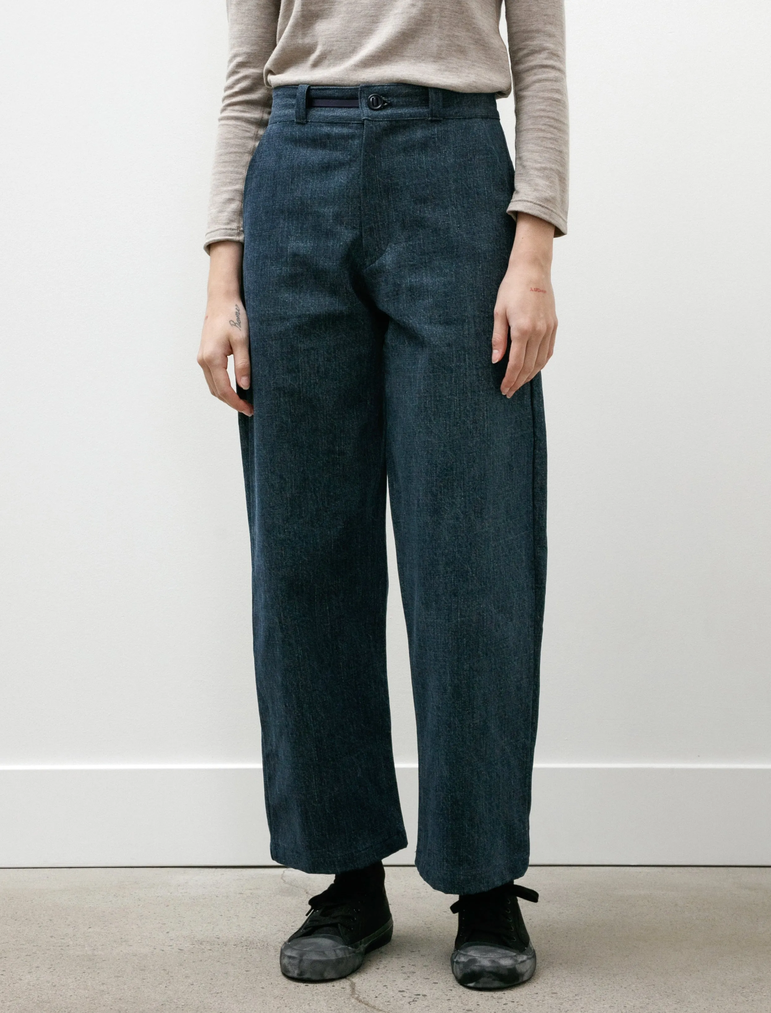 W-R19 Pants-4 High Wide Pants Fade Denim sold by SHOP NEIGHBOR product image thumbnail 2