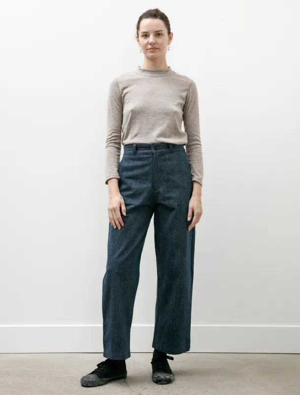 W-R19 Pants-4 High Wide Pants Fade Denim sold by SHOP NEIGHBOR