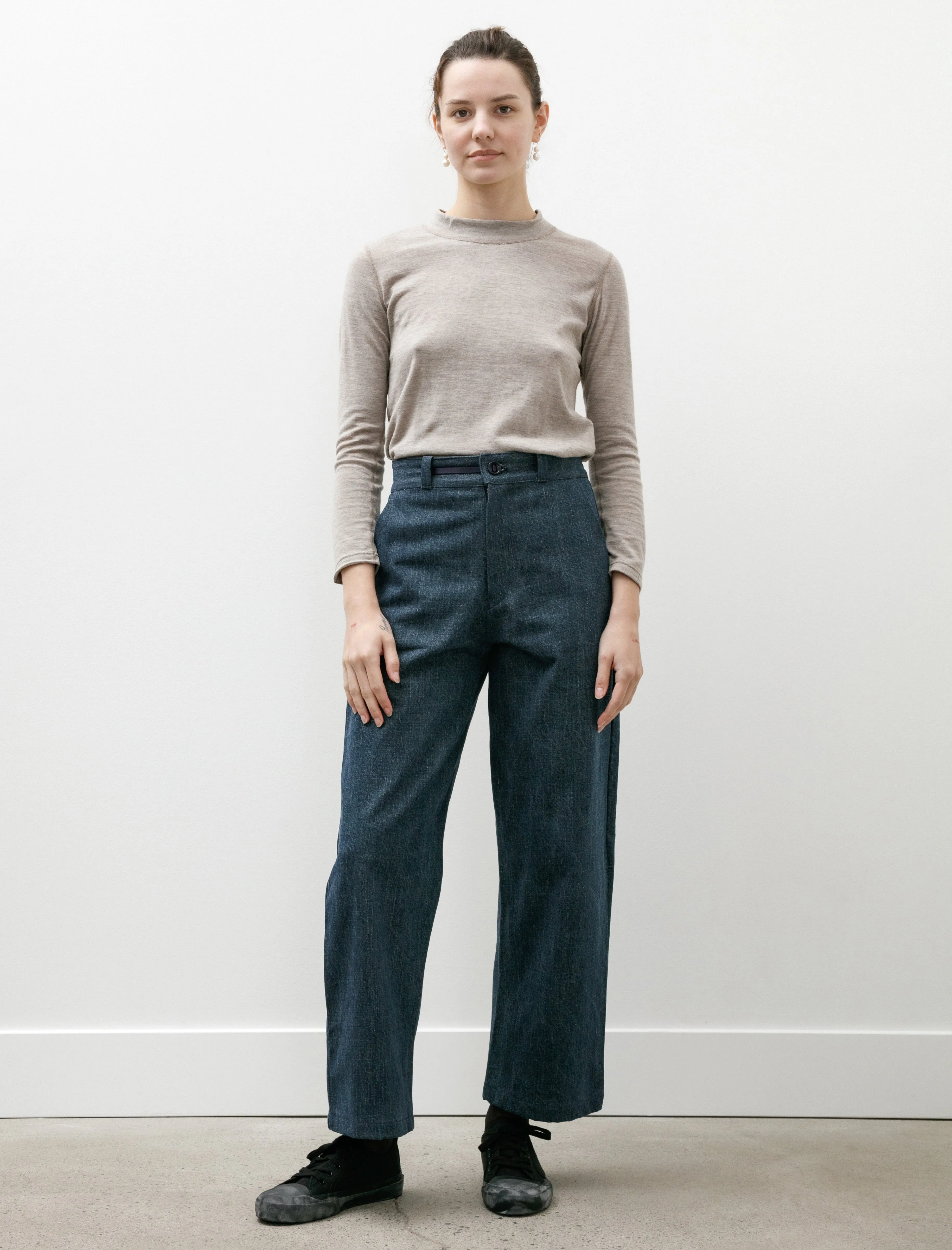 W-R19 Pants-4 High Wide Pants Fade Denim sold by SHOP NEIGHBOR