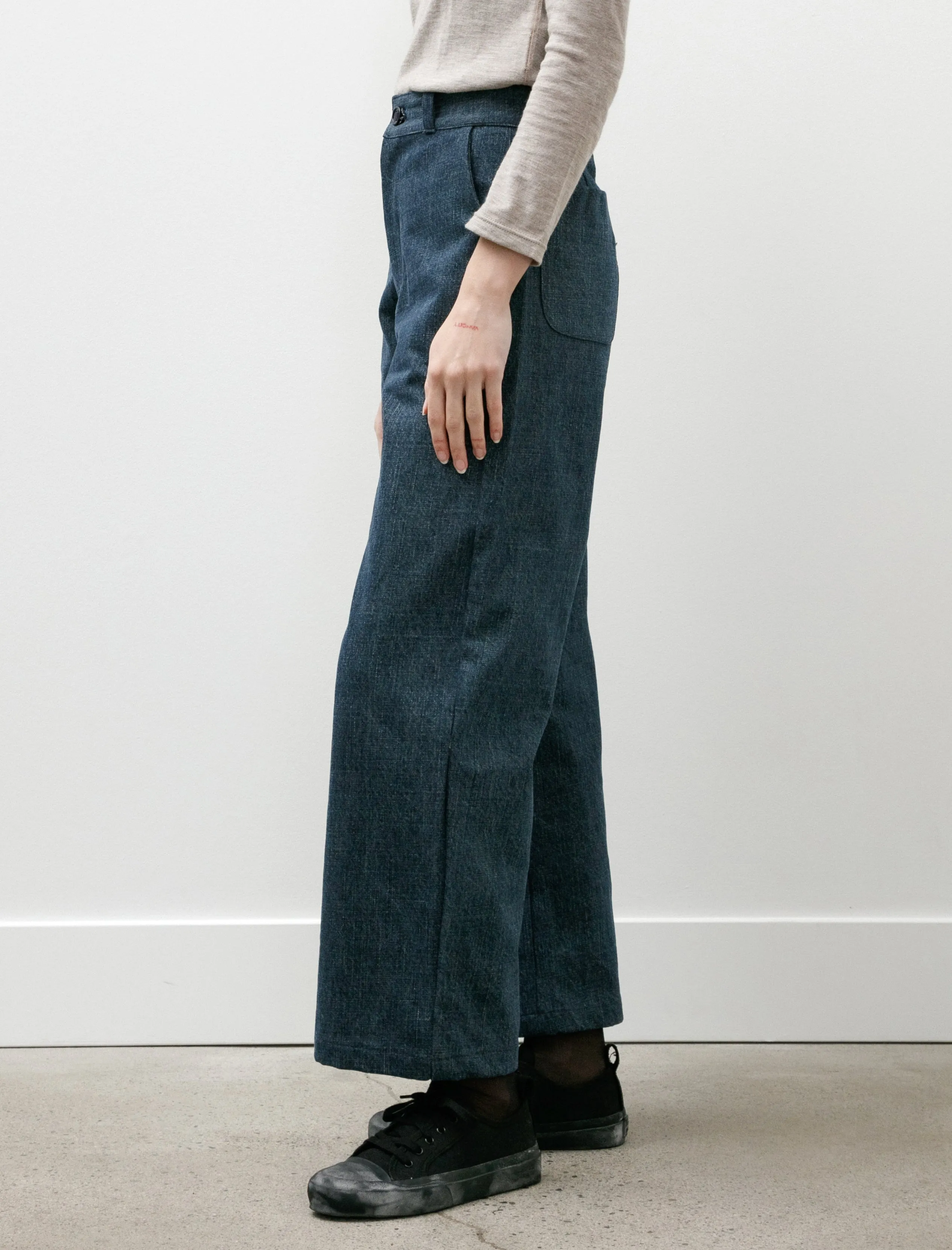W-R19 Pants-4 High Wide Pants Fade Denim sold by SHOP NEIGHBOR product image thumbnail 4