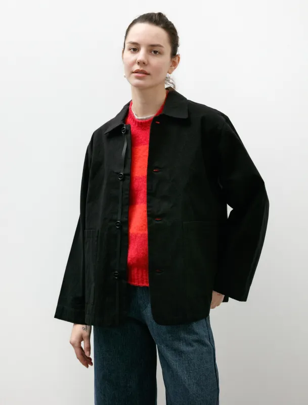 R19 Outer-2 Coverall Black Wax made by SHOP NEIGHBOR