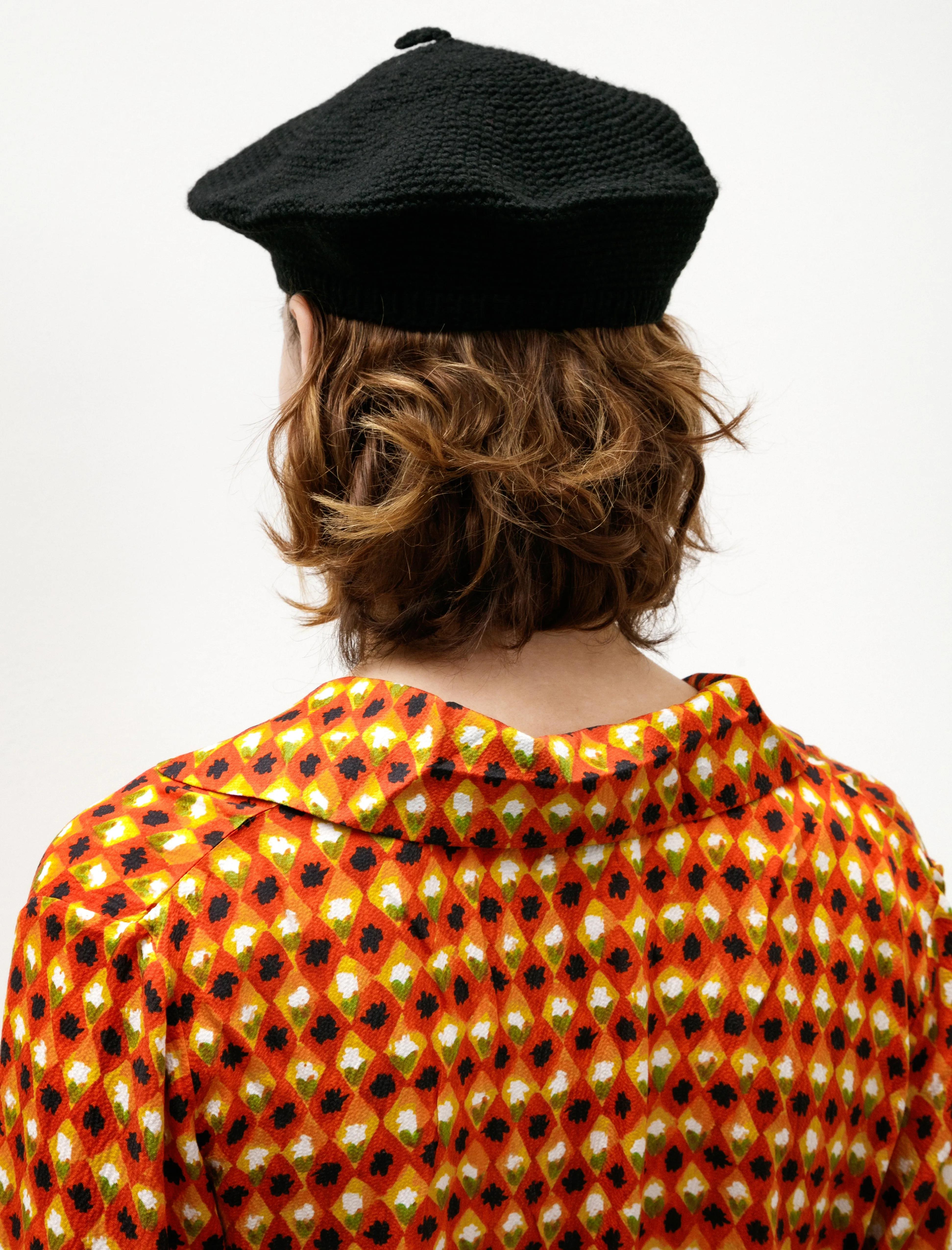 Crochet Beret Black sold by SHOP NEIGHBOR product image thumbnail 3