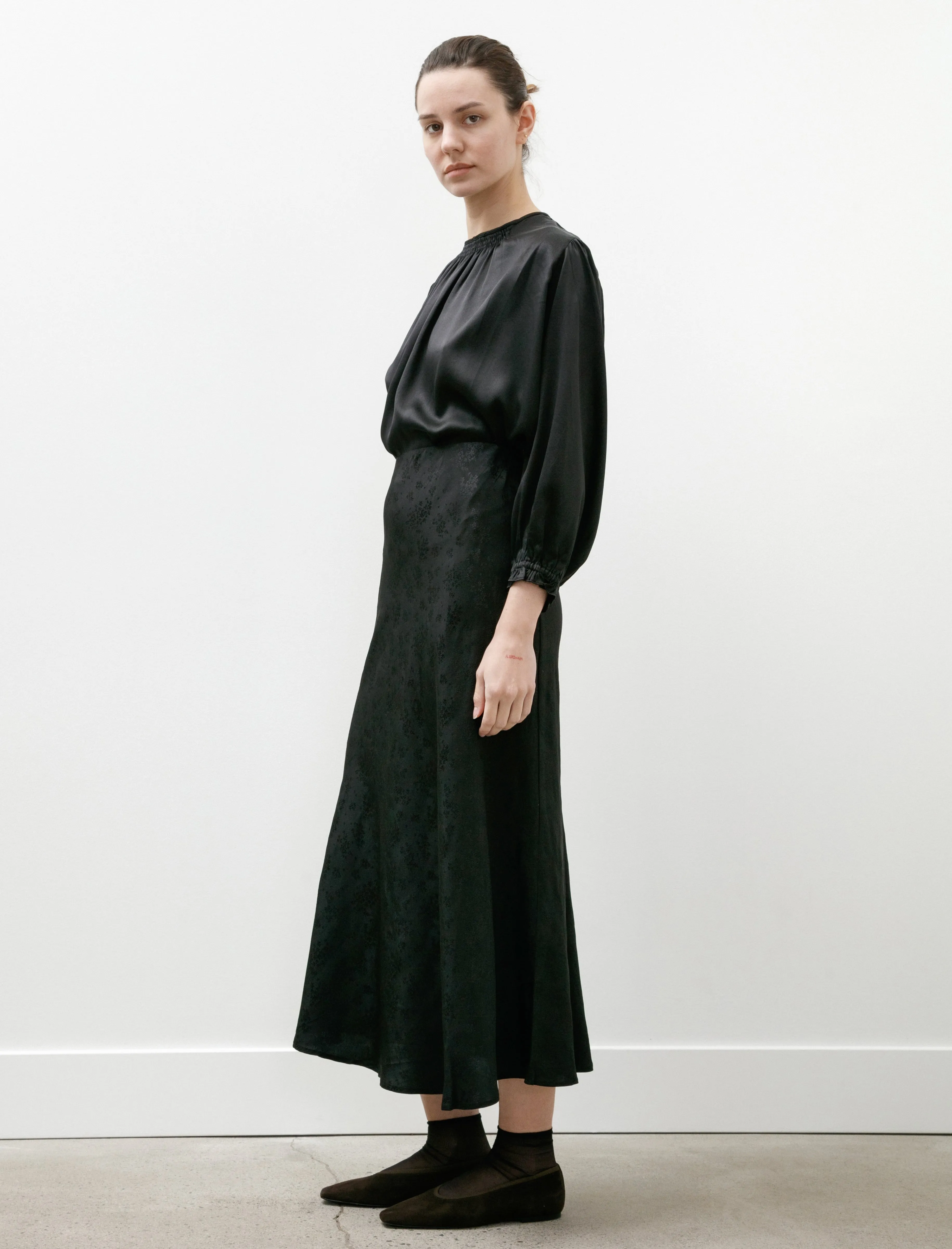 Moonflower Jacquard Skirt Black sold by SHOP NEIGHBOR product image thumbnail 4