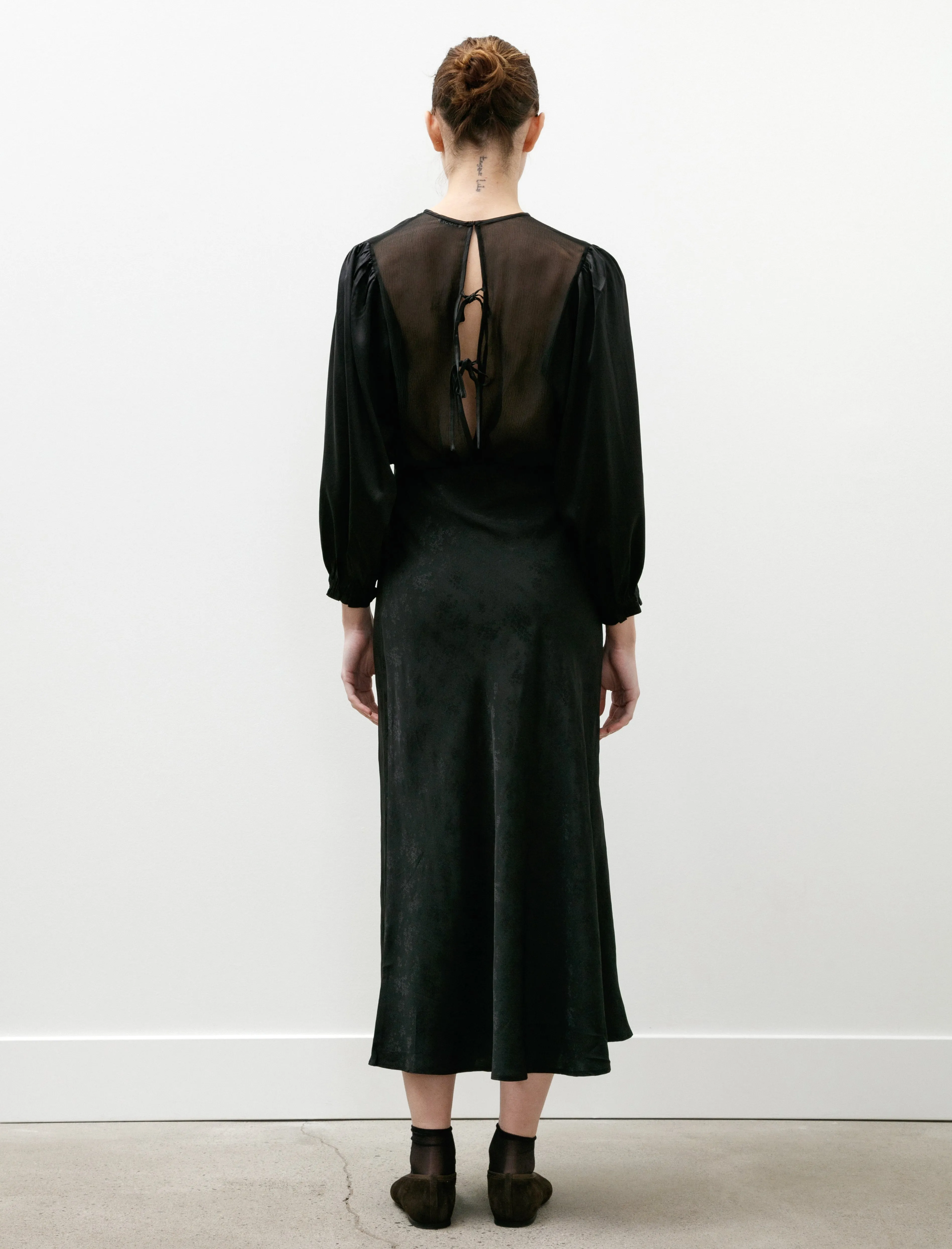 Moonflower Jacquard Skirt Black sold by SHOP NEIGHBOR product image thumbnail 5