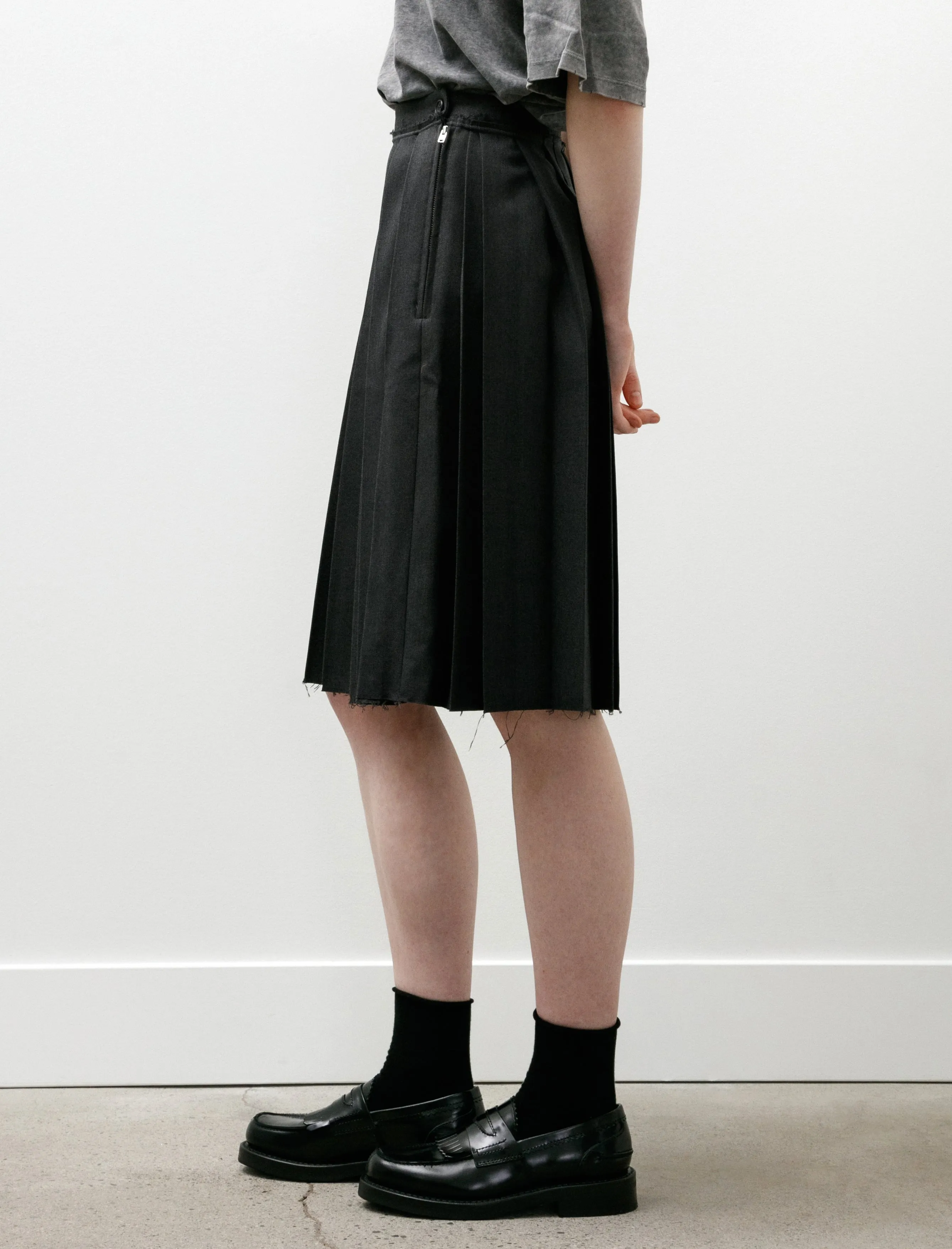 Pleat Skirt Dark Grey sold by SHOP NEIGHBOR product image thumbnail 4