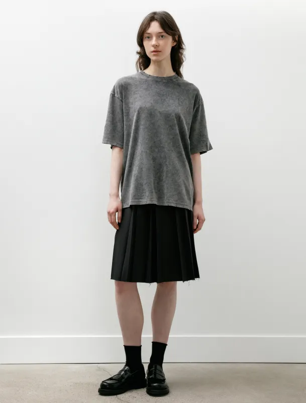 Pleat Skirt Dark Grey made by SHOP NEIGHBOR