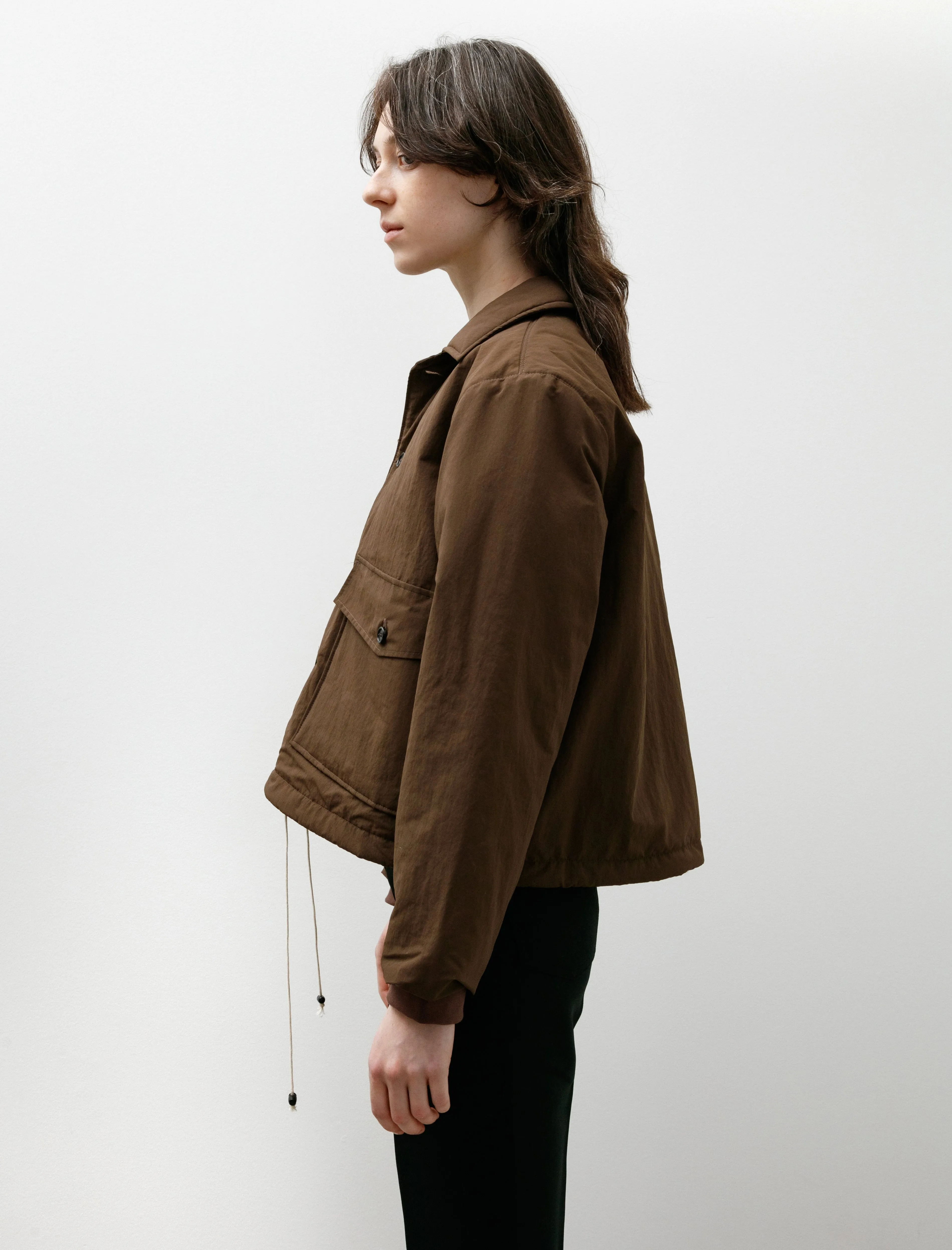 Puffed Simple Jacket Brown sold by SHOP NEIGHBOR product image thumbnail 3