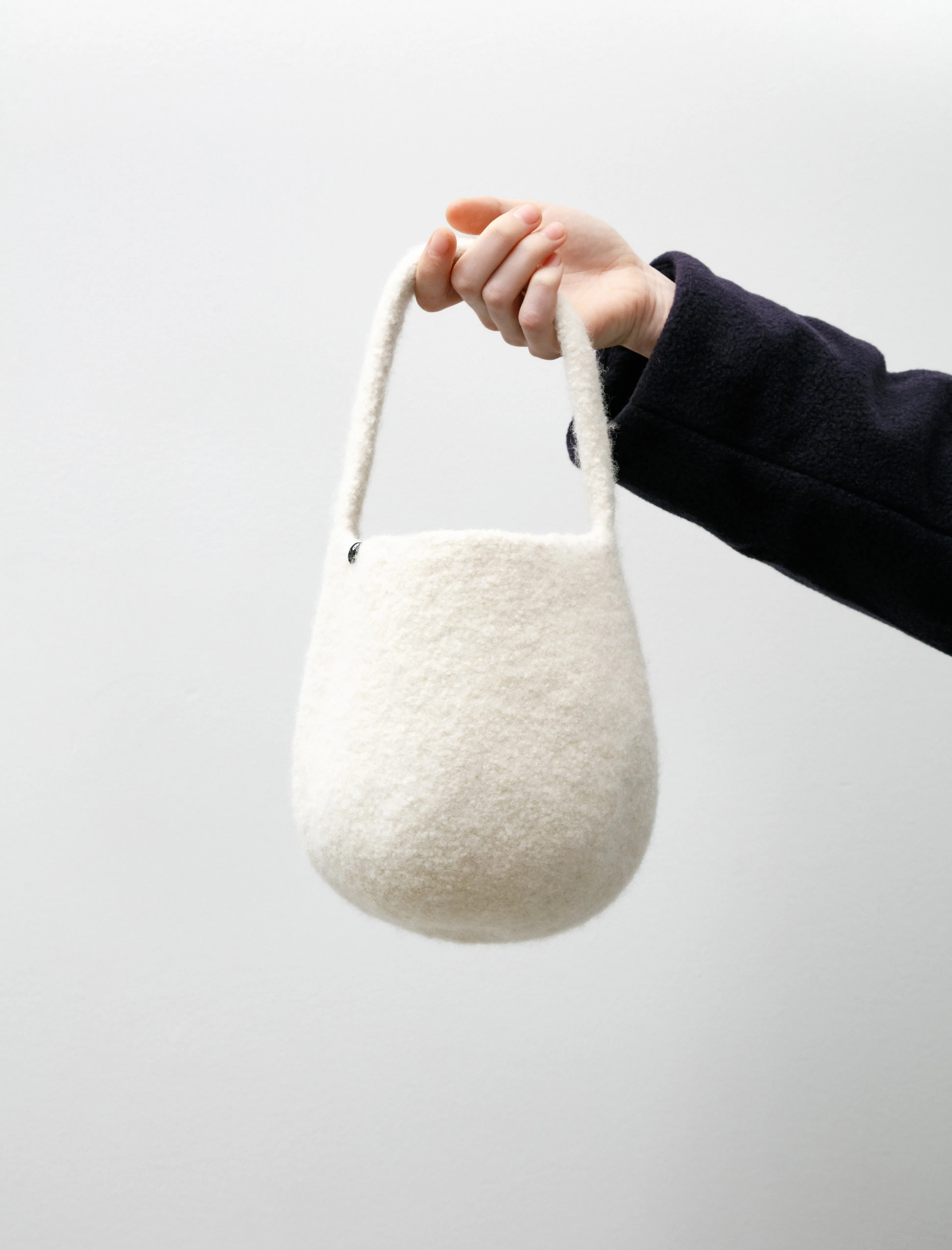 Basket Bag Ivory sold by SHOP NEIGHBOR