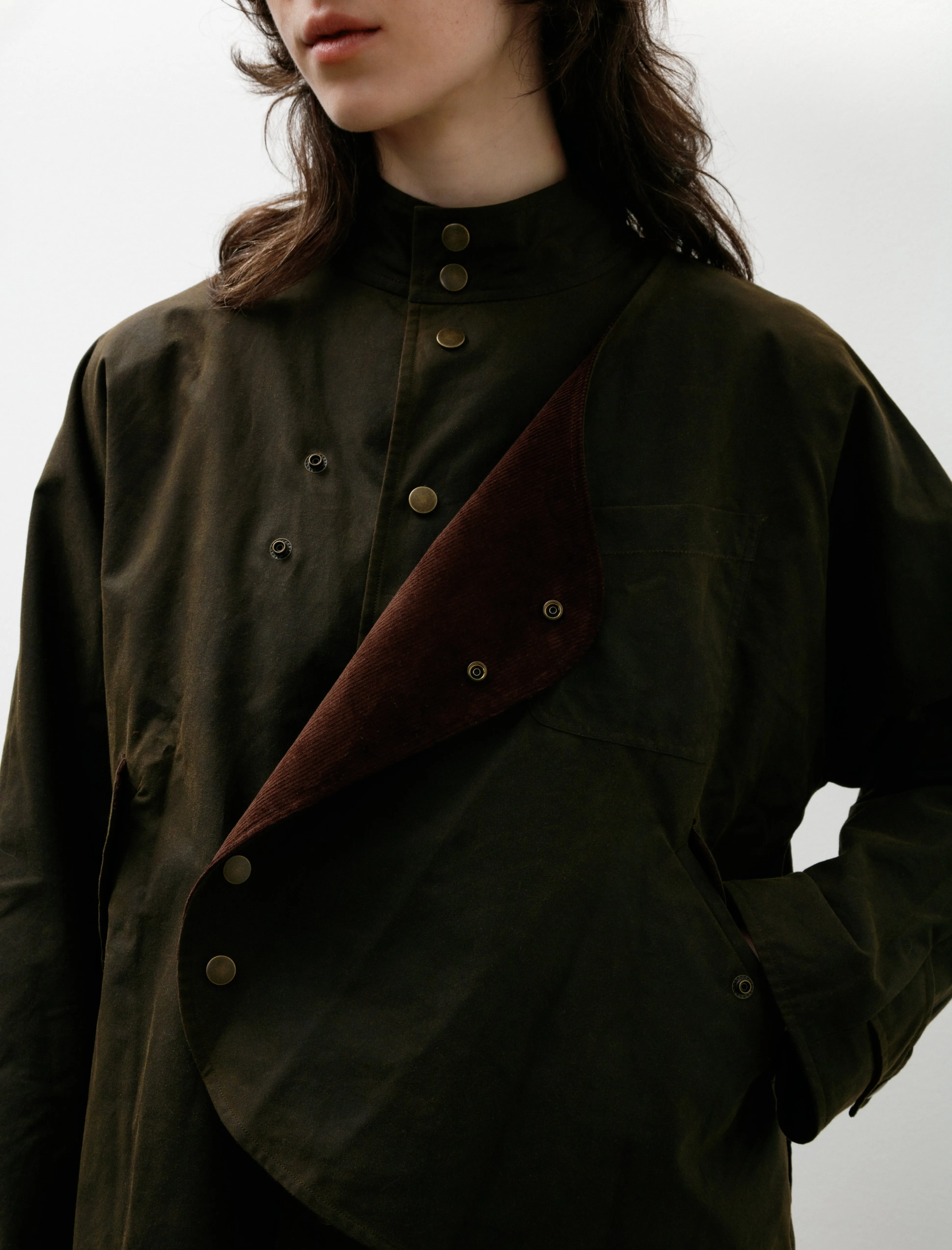 Mid Length Pipa Waxed Jacket Pine sold by SHOP NEIGHBOR product image thumbnail 4
