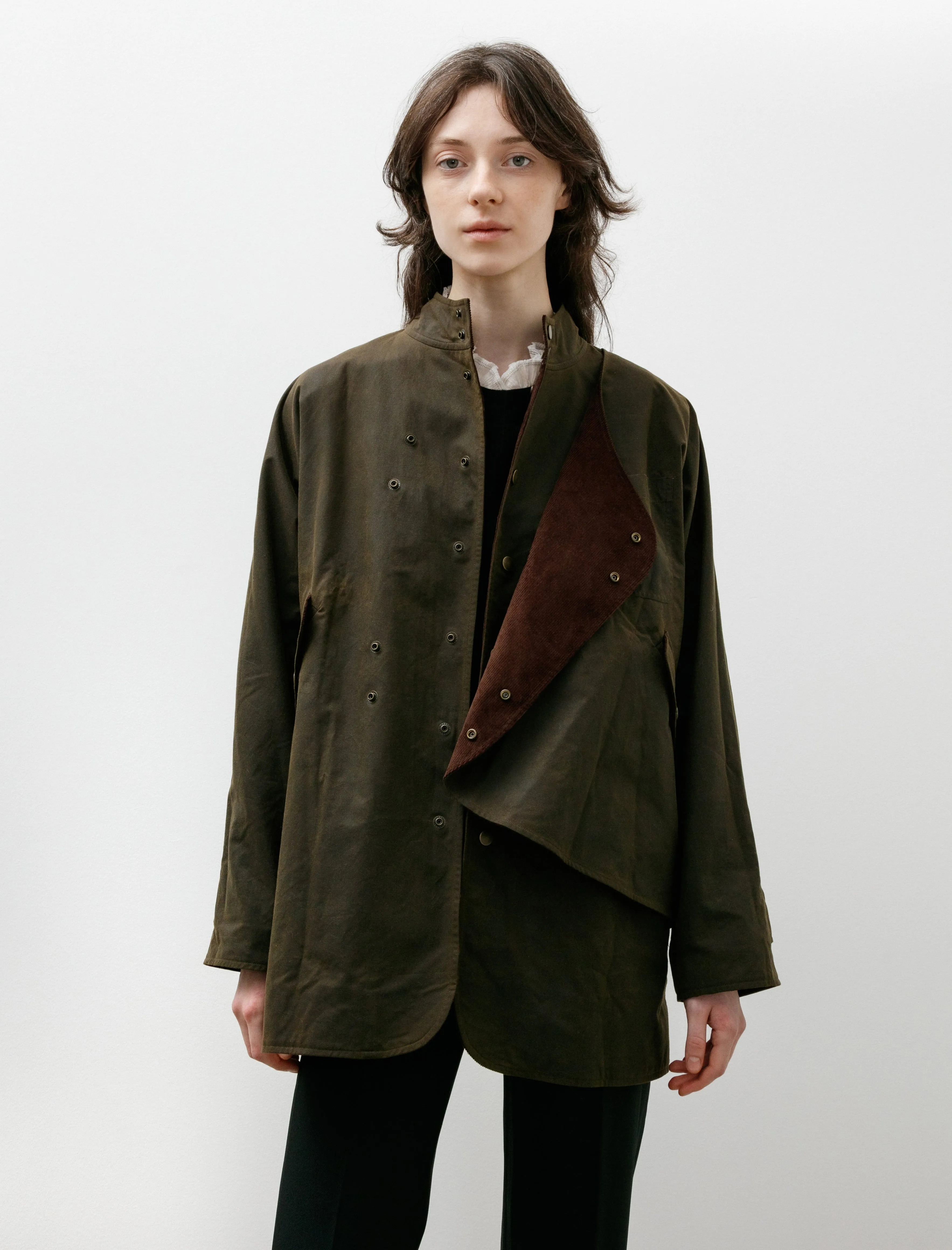 Mid Length Pipa Waxed Jacket Pine sold by SHOP NEIGHBOR product image thumbnail 2