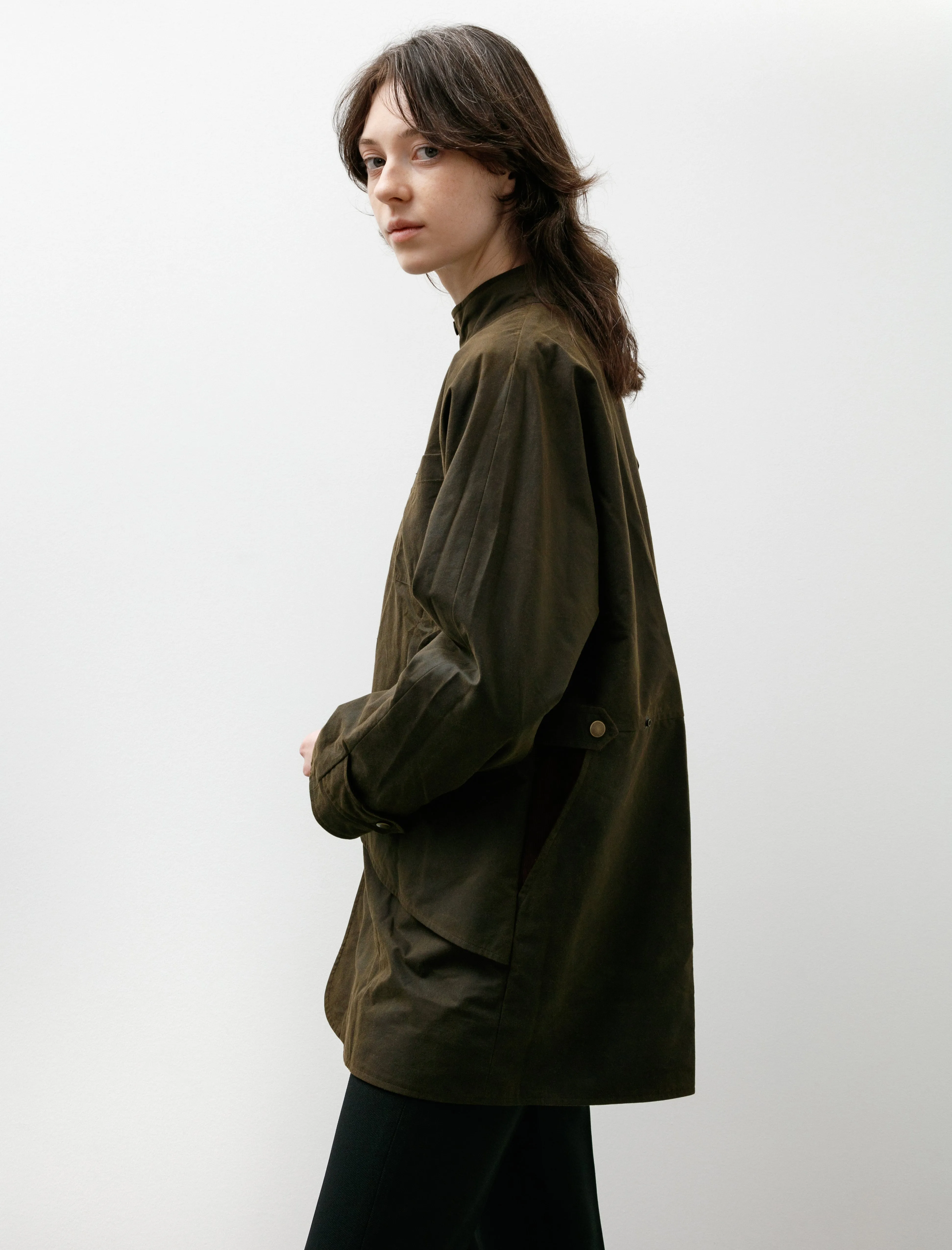 Mid Length Pipa Waxed Jacket Pine sold by SHOP NEIGHBOR product image thumbnail 5
