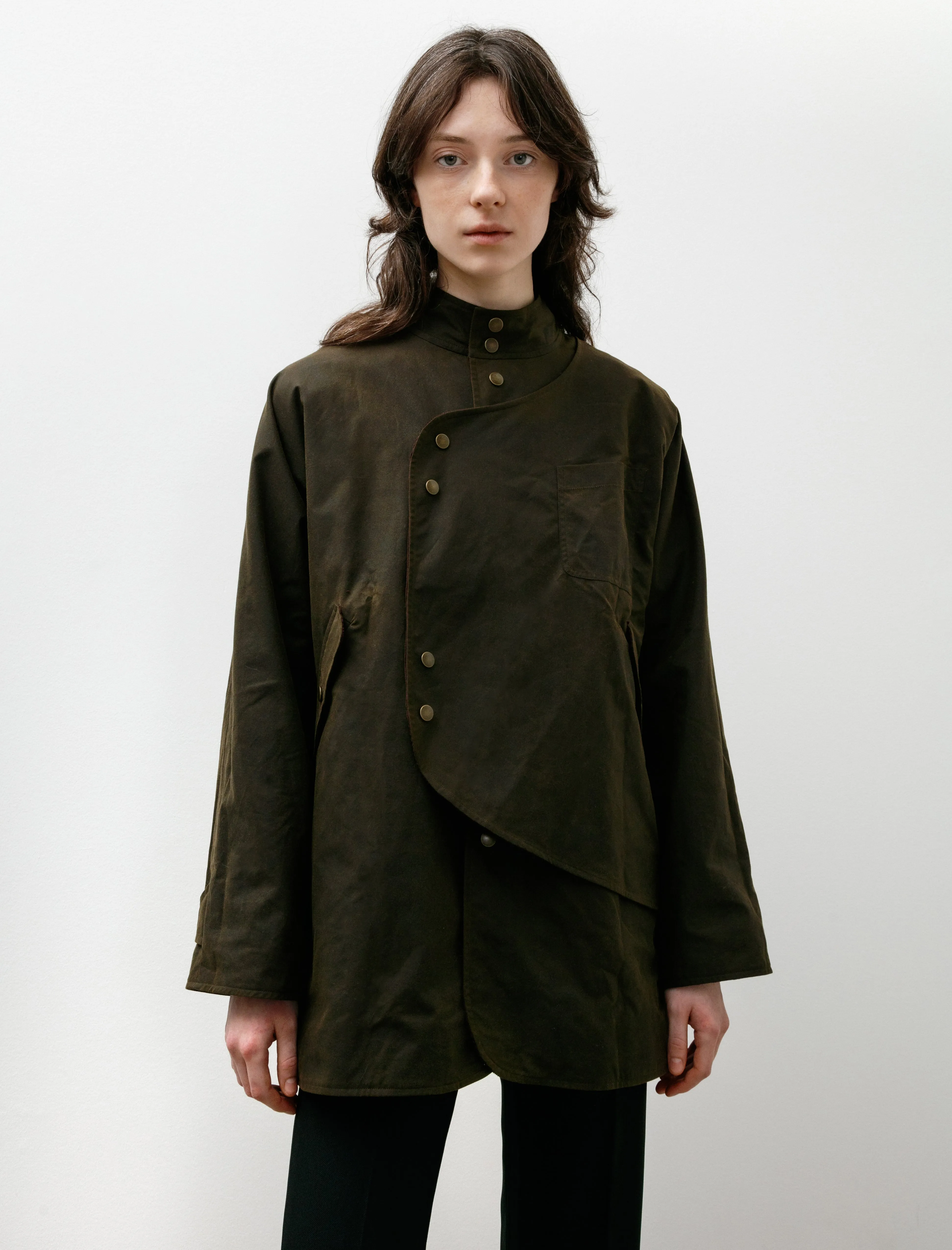 Mid Length Pipa Waxed Jacket Pine sold by SHOP NEIGHBOR product image thumbnail 3