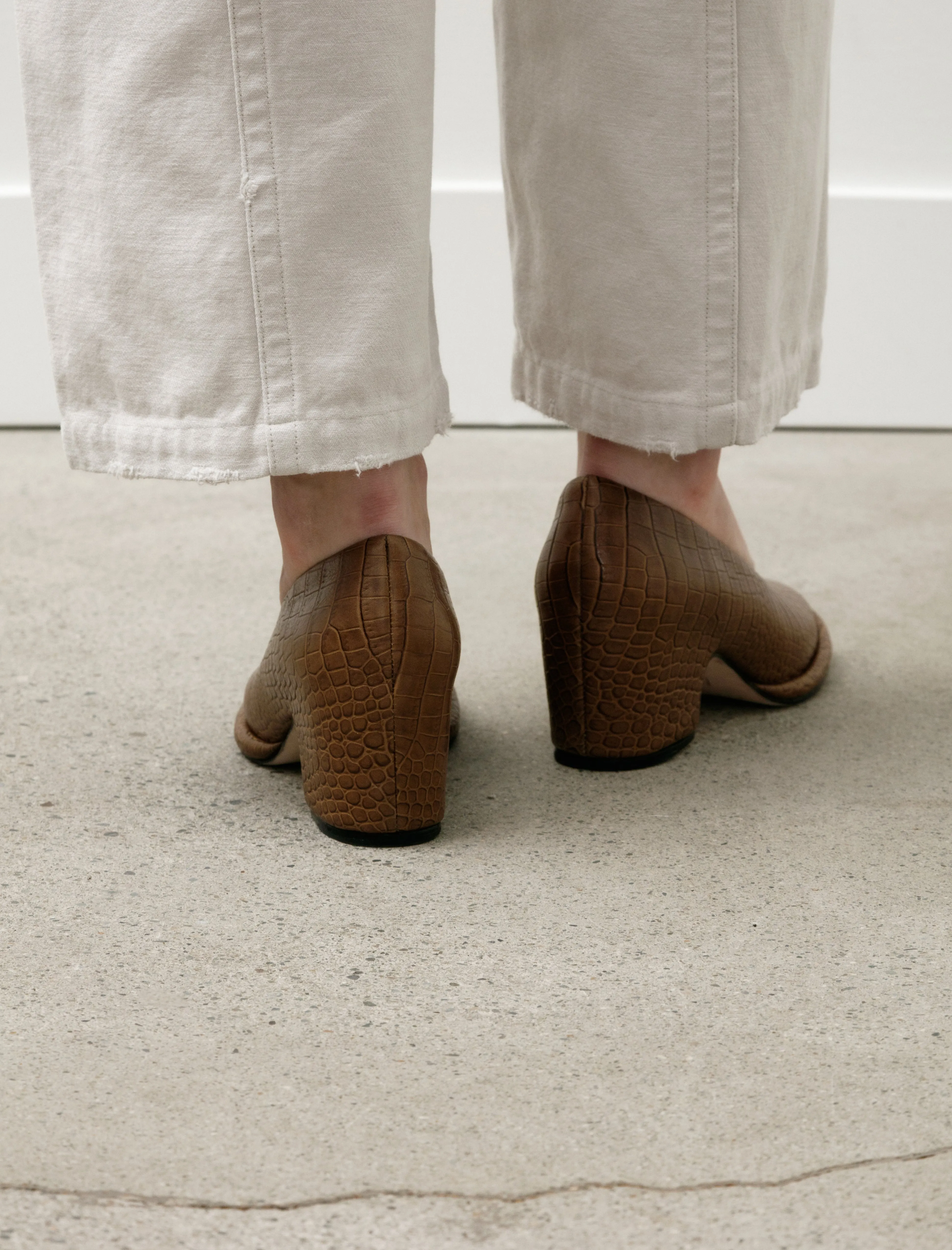 Embossed Arch Pump Tobacco sold by SHOP NEIGHBOR product image thumbnail 3