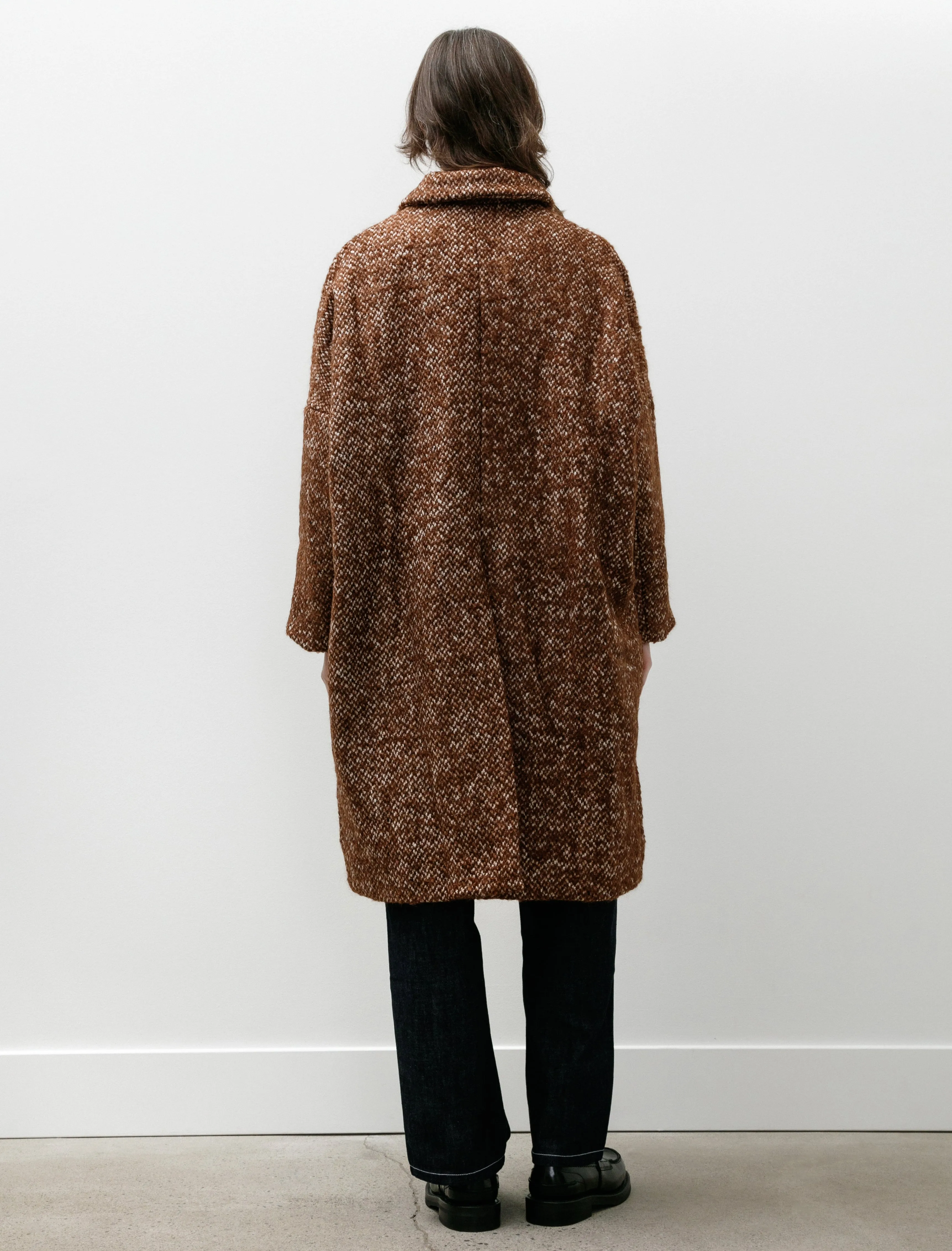 Big Blobby Coat Tweed Brown sold by SHOP NEIGHBOR product image thumbnail 5