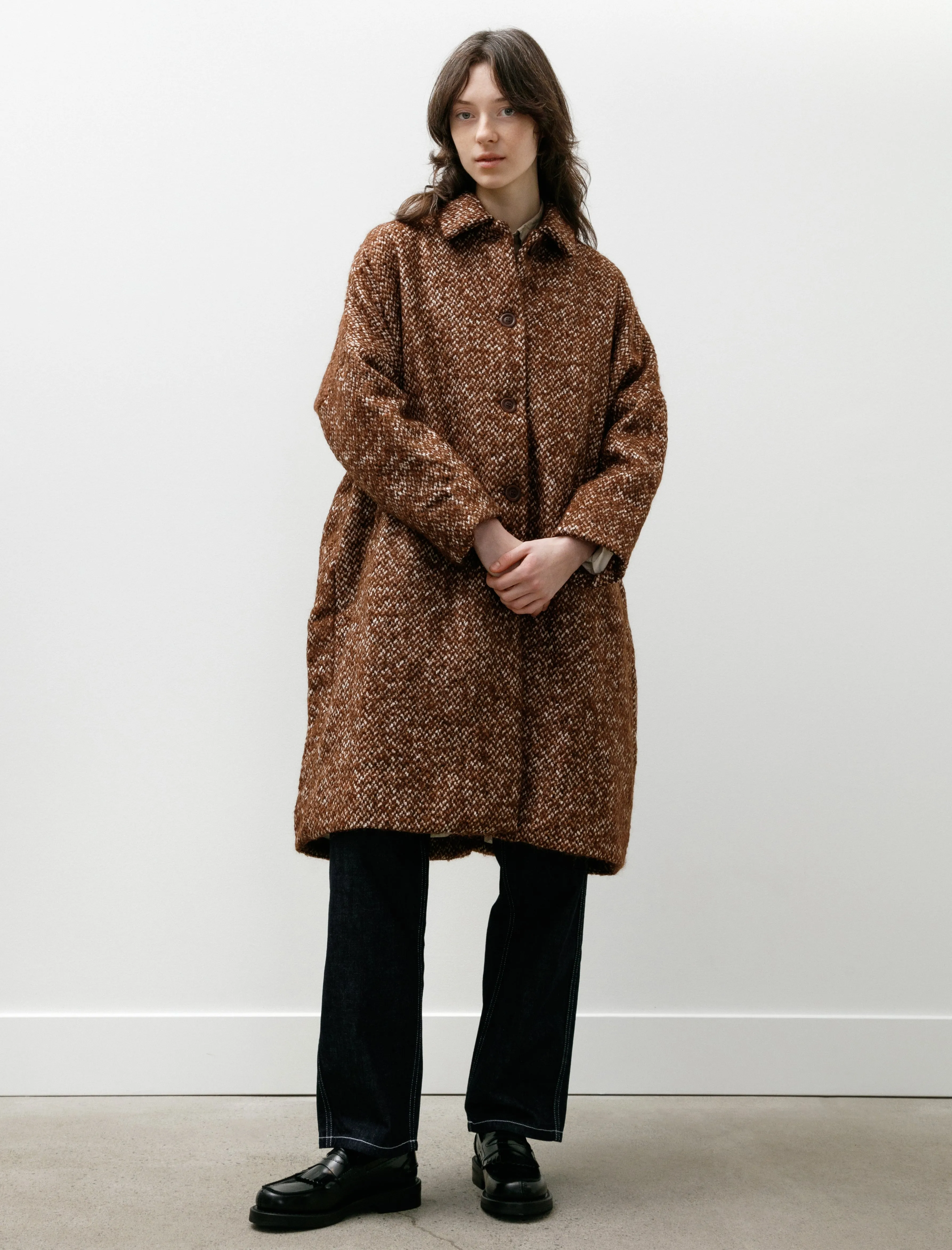 Big Blobby Coat Tweed Brown sold by SHOP NEIGHBOR product image thumbnail 3