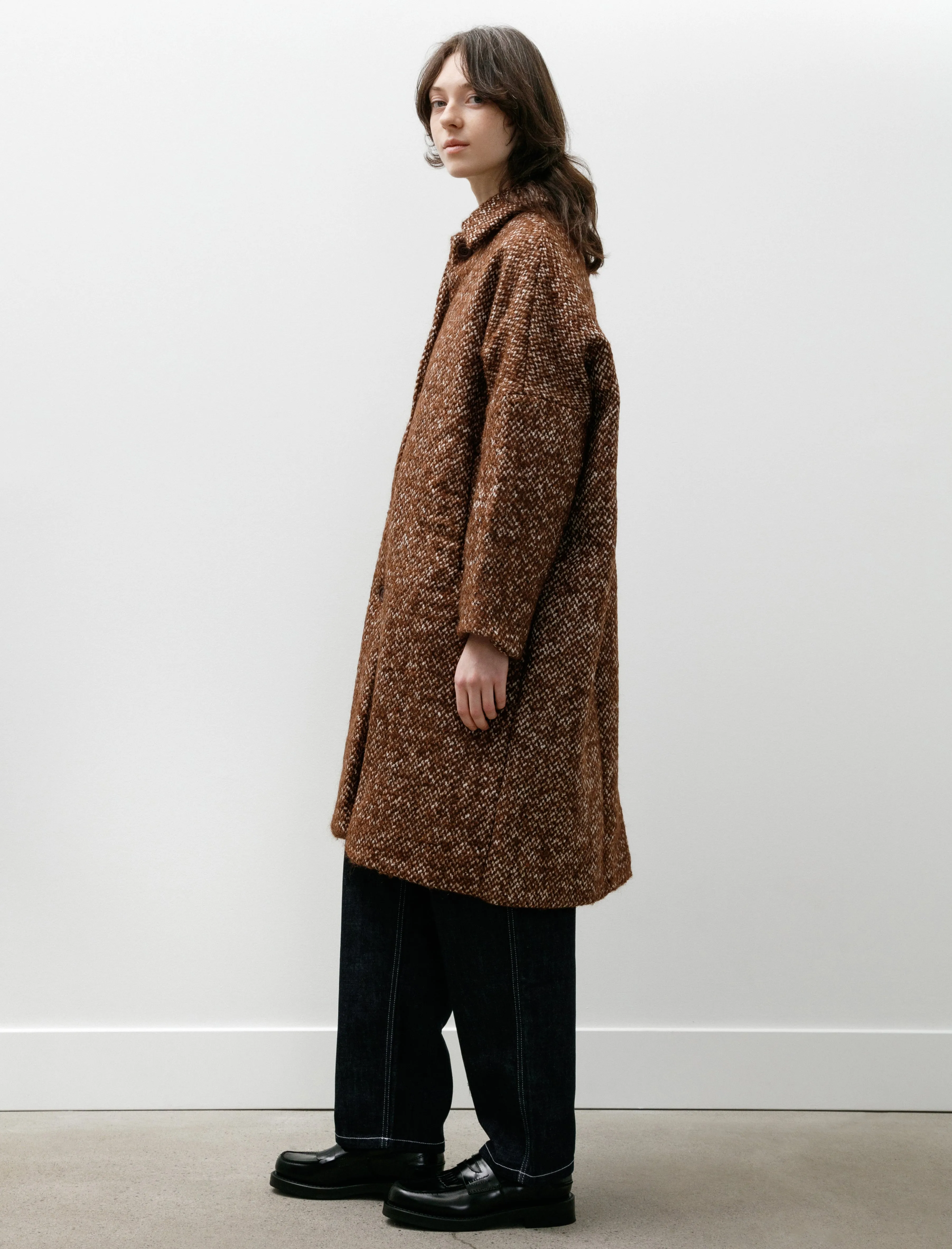 Big Blobby Coat Tweed Brown sold by SHOP NEIGHBOR product image thumbnail 4