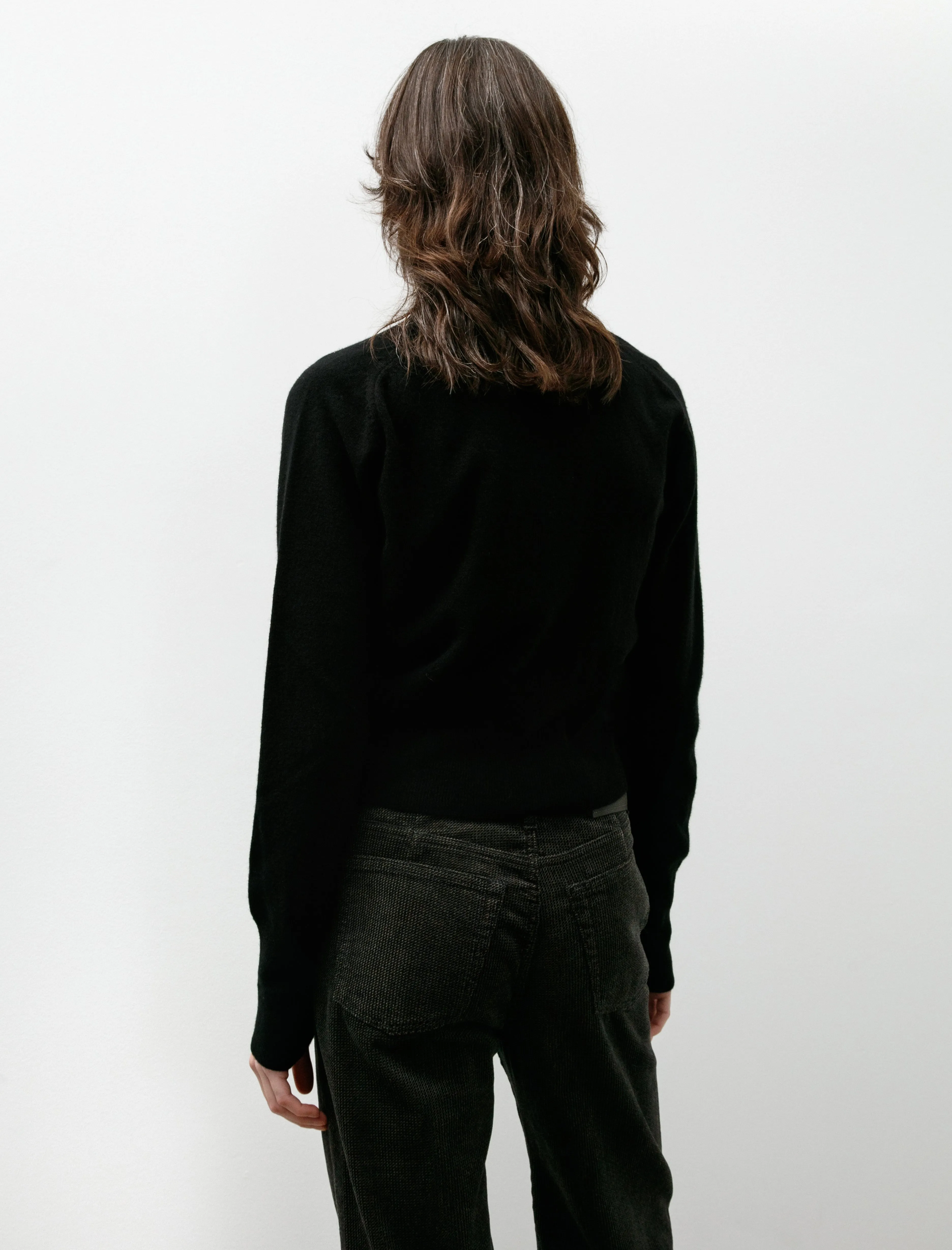 Sharp V-Neck Black Cherub Wool sold by SHOP NEIGHBOR product image thumbnail 3