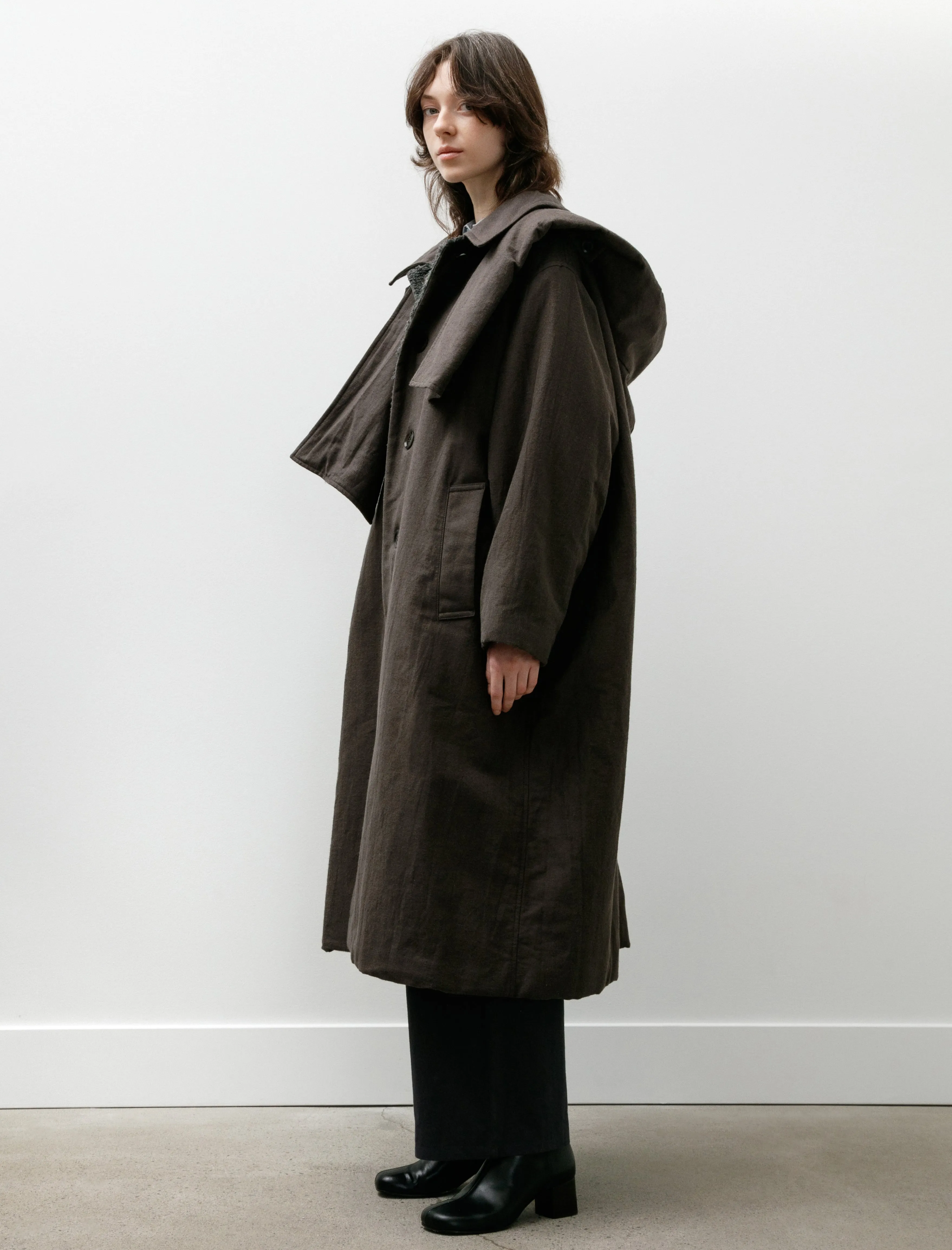 Detachable Hoodie Coat Grey sold by SHOP NEIGHBOR product image thumbnail 4