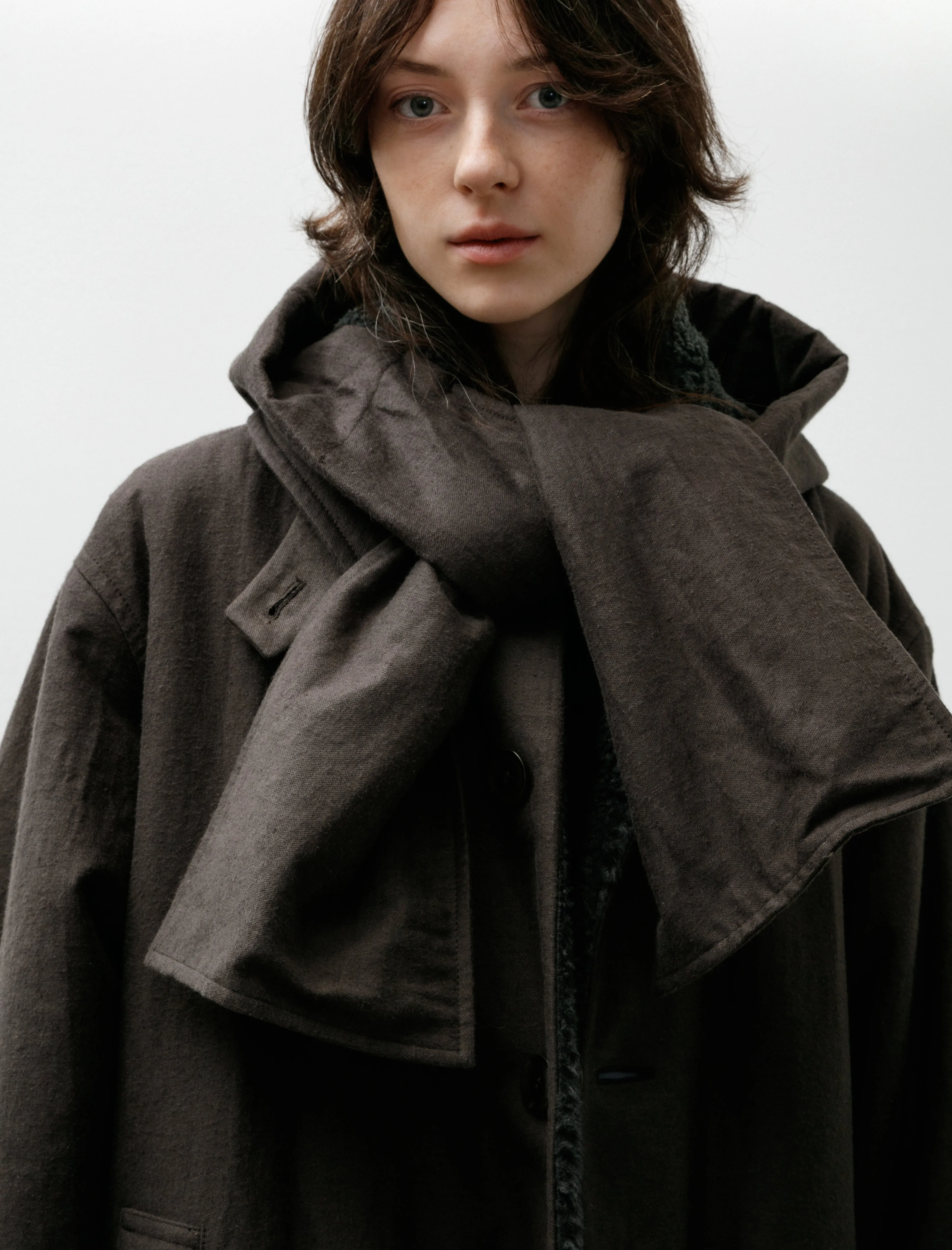 Detachable Hoodie Coat Grey sold by SHOP NEIGHBOR product image thumbnail 2