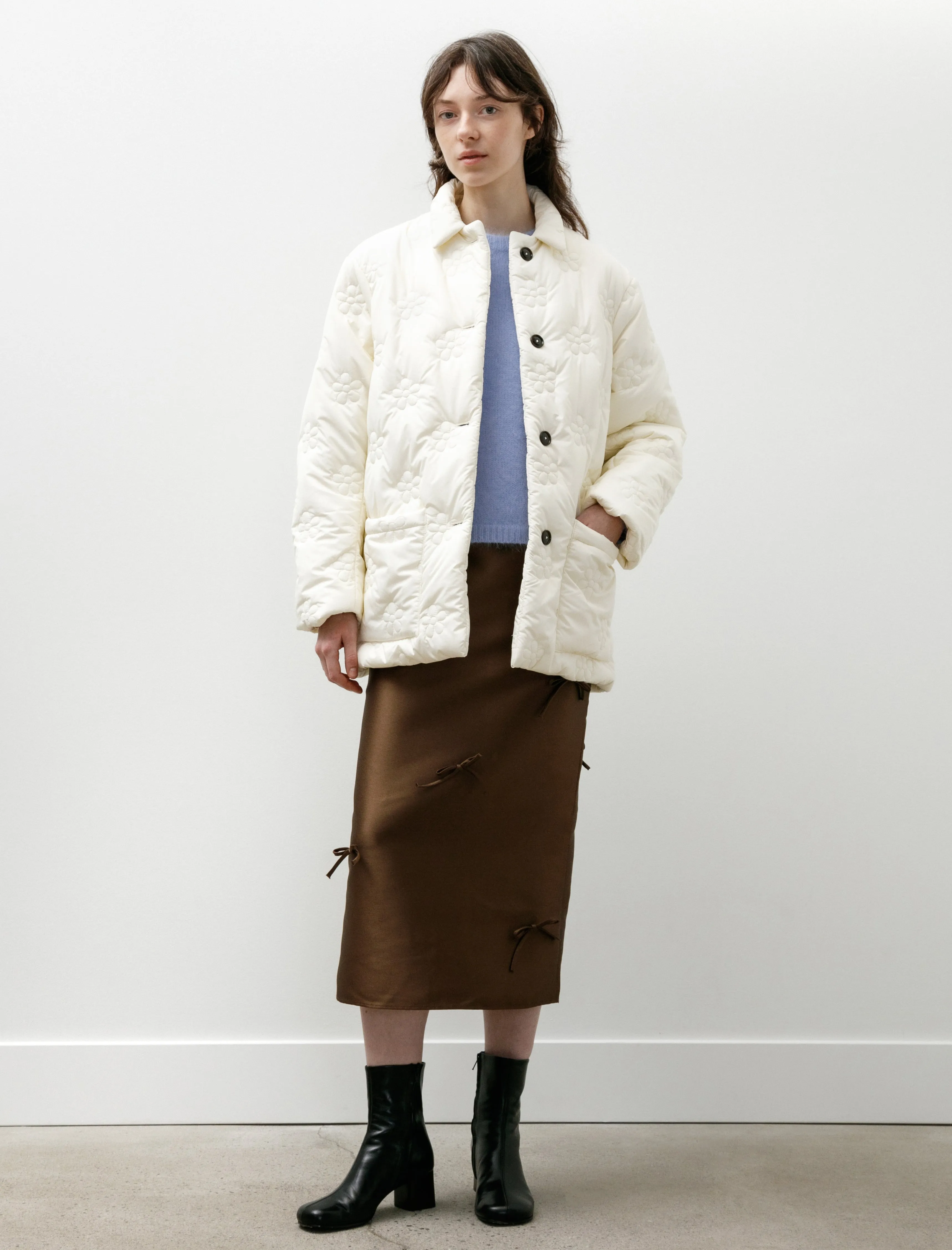 Small Puff Coat Off White sold by SHOP NEIGHBOR