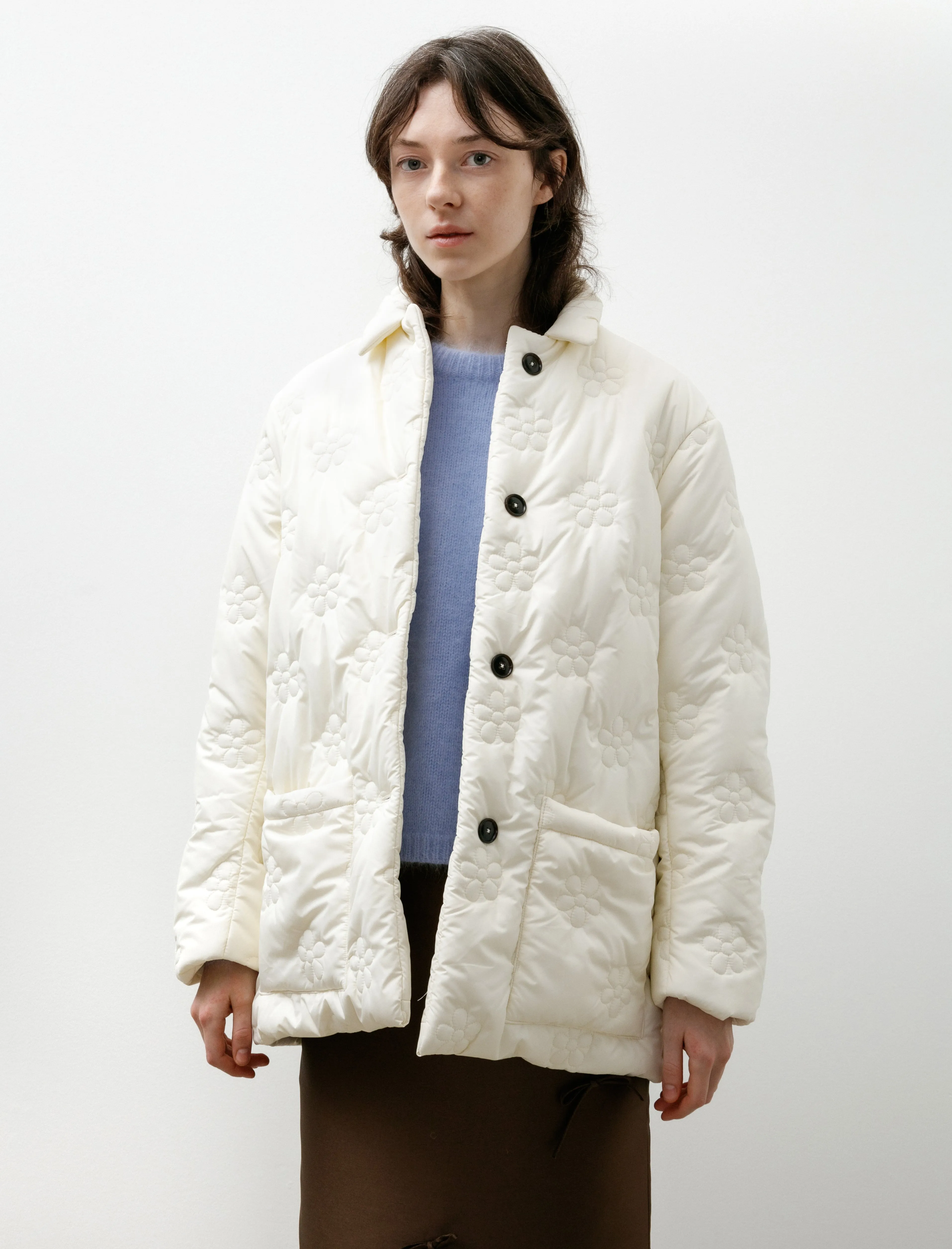 Small Puff Coat Off White sold by SHOP NEIGHBOR product image thumbnail 2