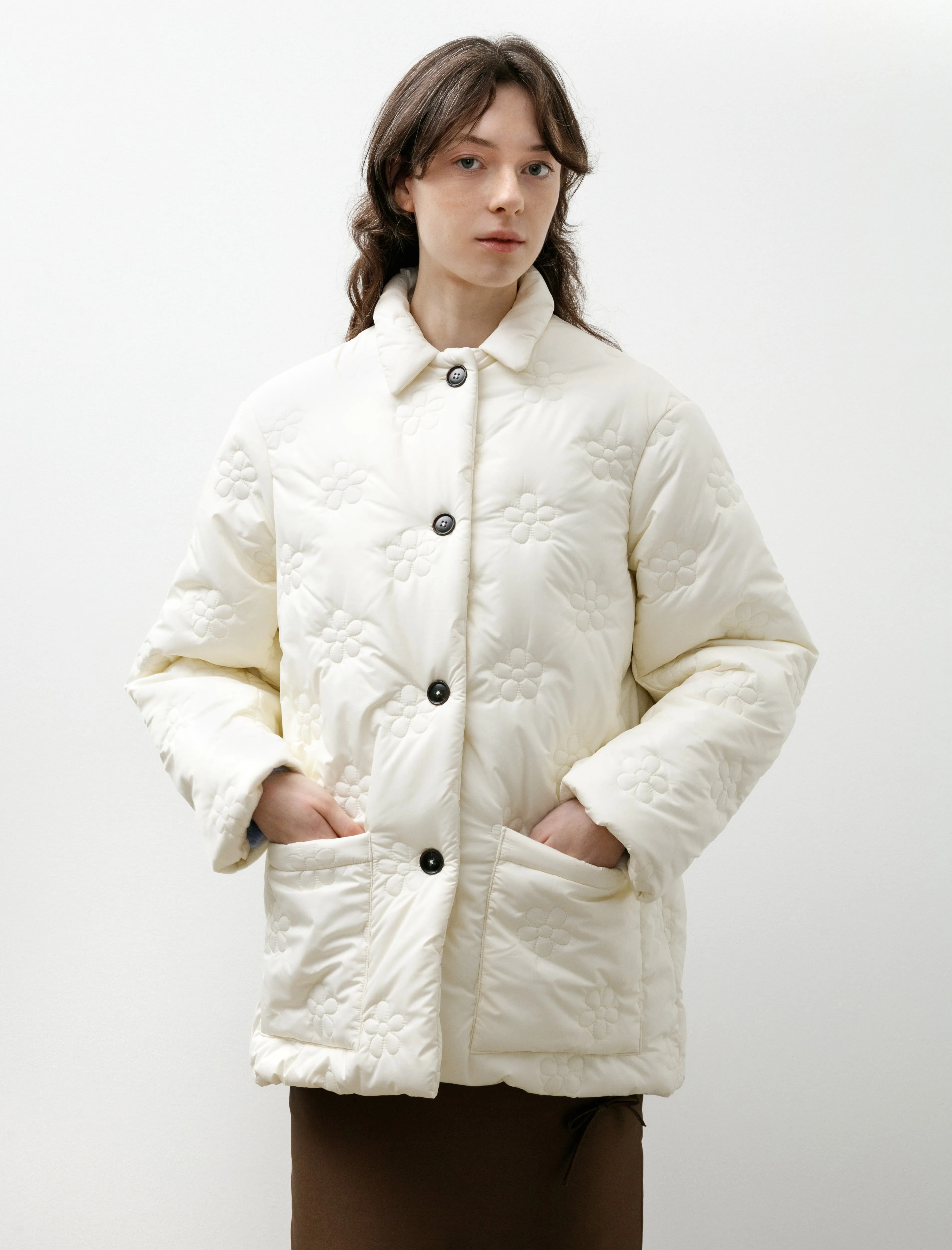 Small Puff Coat Off White sold by SHOP NEIGHBOR product image thumbnail 3
