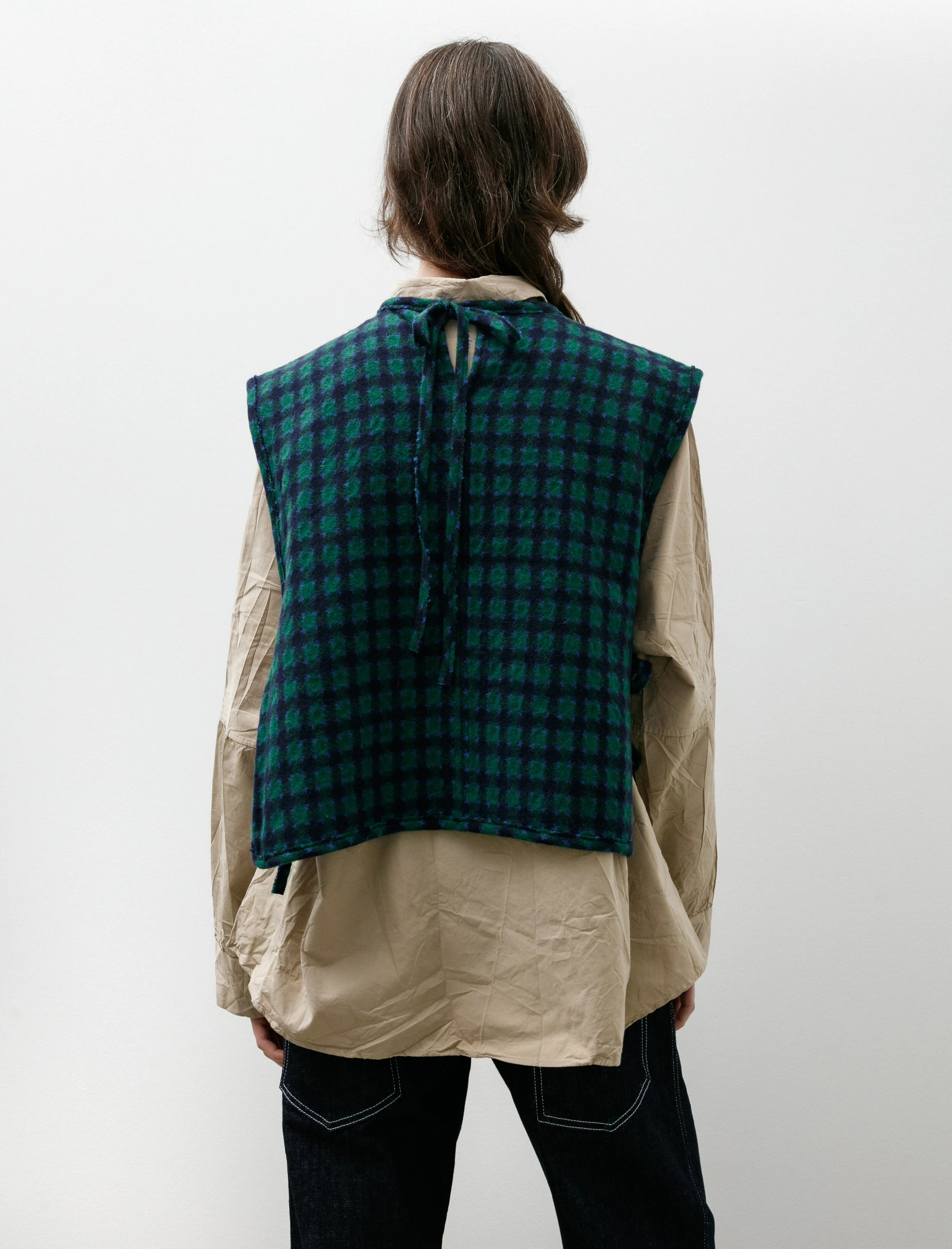 Strik Vest Navy Plaid sold by SHOP NEIGHBOR product image thumbnail 3