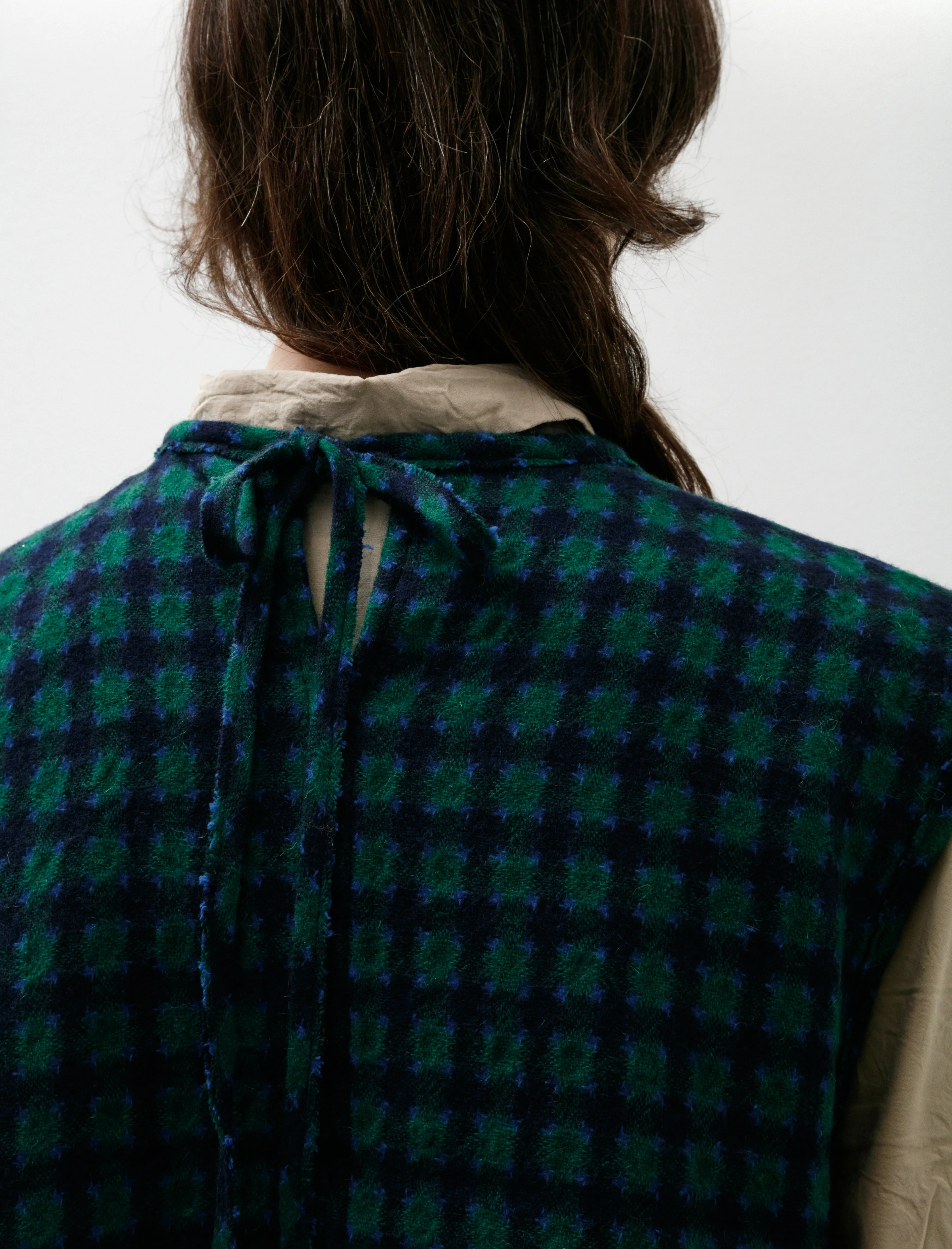Strik Vest Navy Plaid sold by SHOP NEIGHBOR product image thumbnail 4