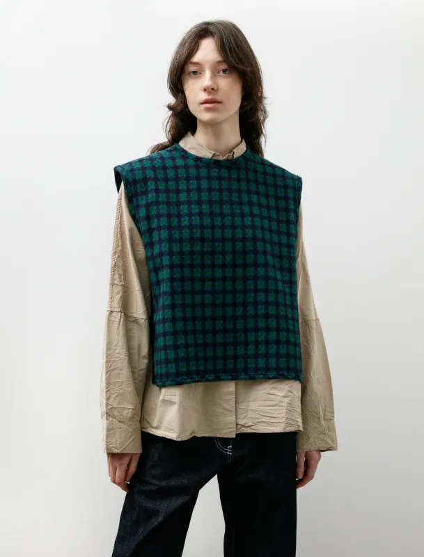 Strik Vest Navy Plaid sold by SHOP NEIGHBOR